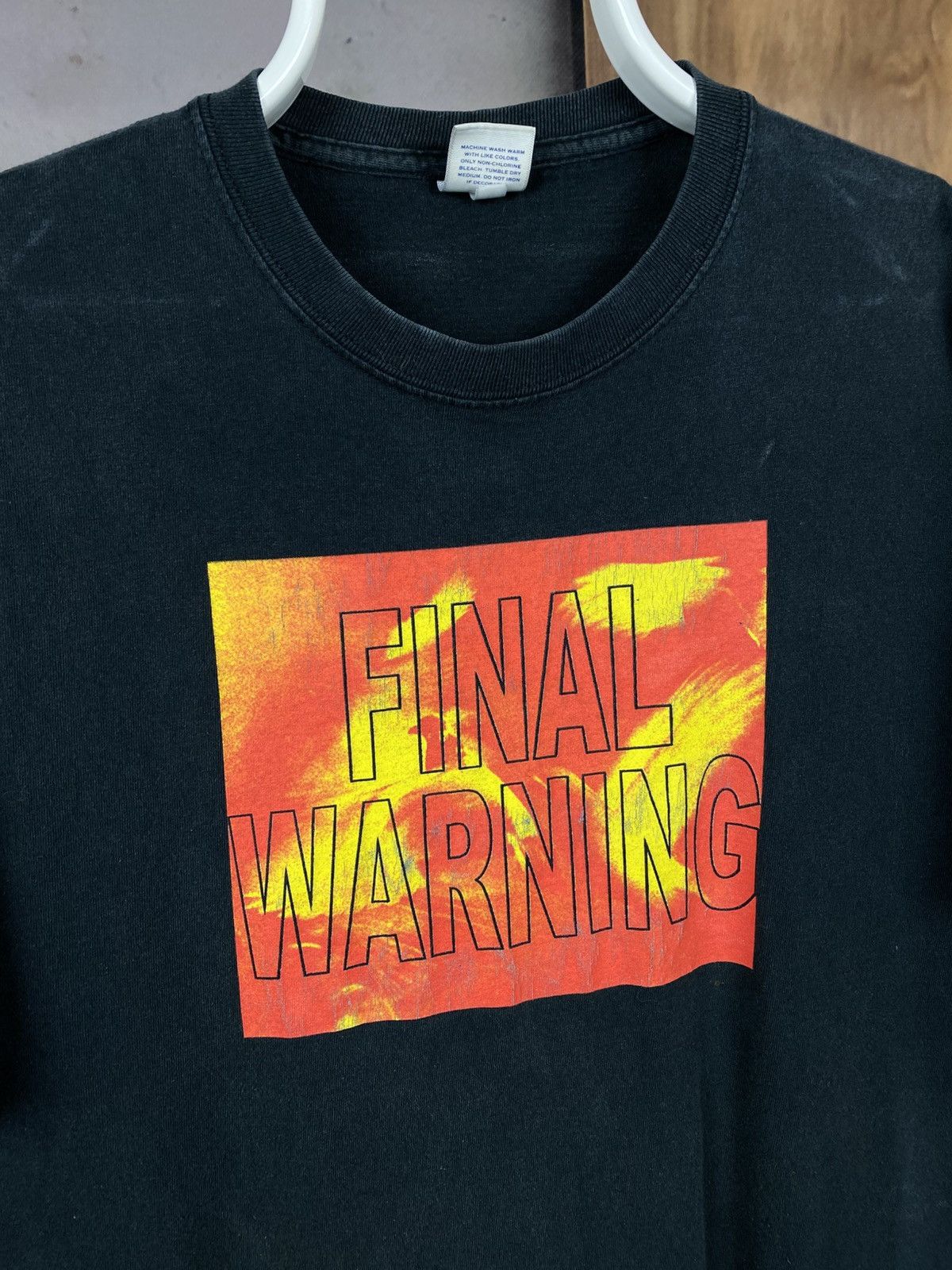 Noah ➕Vintage T-Shirt Noah Final Warning VTG Boxy Logo Tee➕ Size US L / EU 52-54 / 3 - 2 Thumbnail