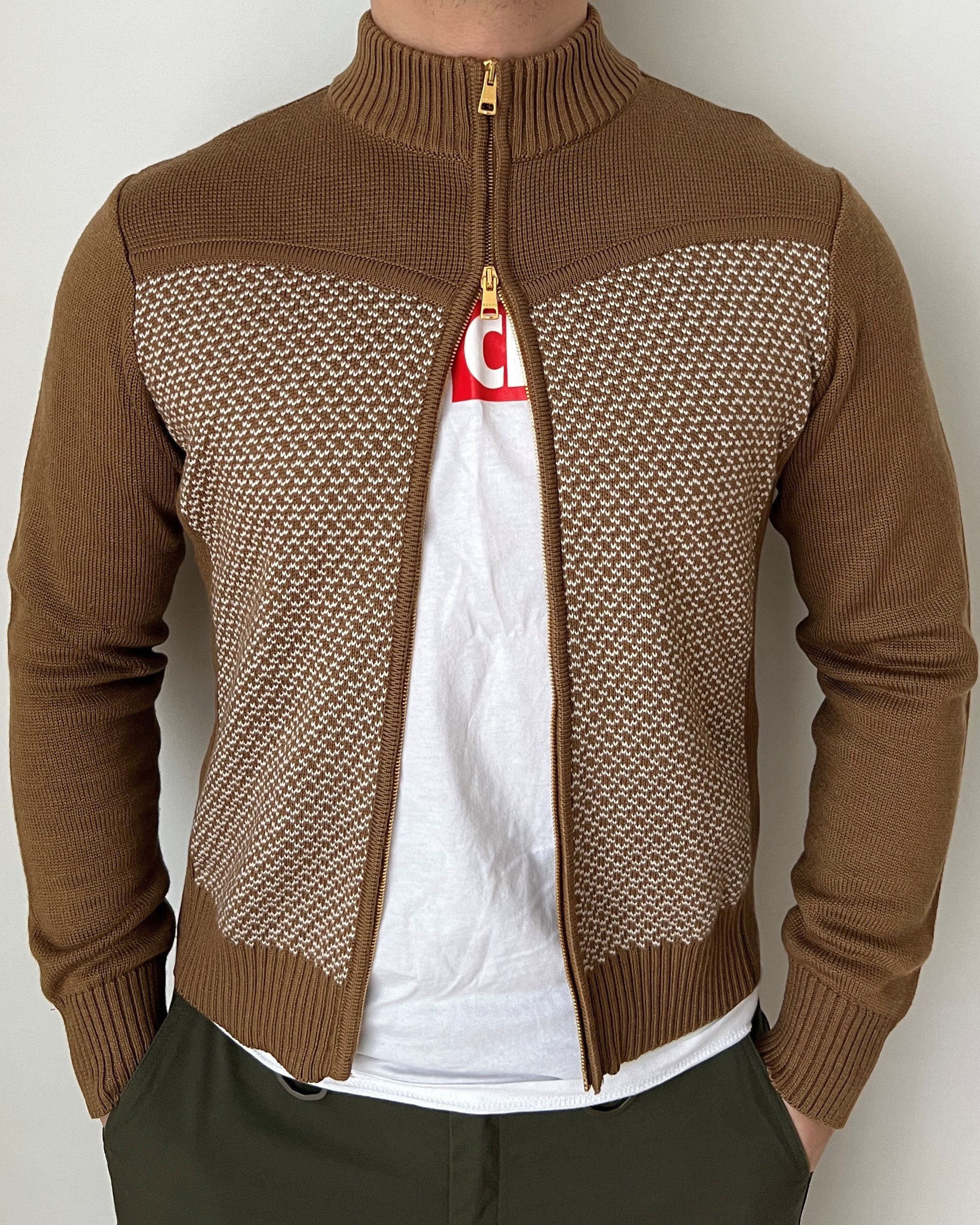 Gucci Final Price 🔥 VINTAGE Y2K GUCCI WOOL/CASHMERE CARDIGAN Size US M / EU 48-50 / 2 - 4 Thumbnail