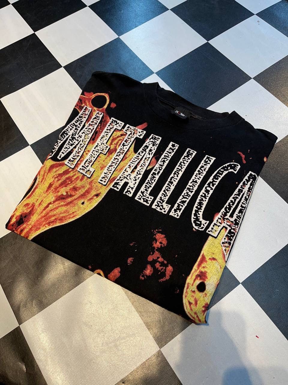 Giant VINTAGE RARE METALLICA RELOAD AOP Size US XL / EU 56 / 4 - 1 Thumbnail