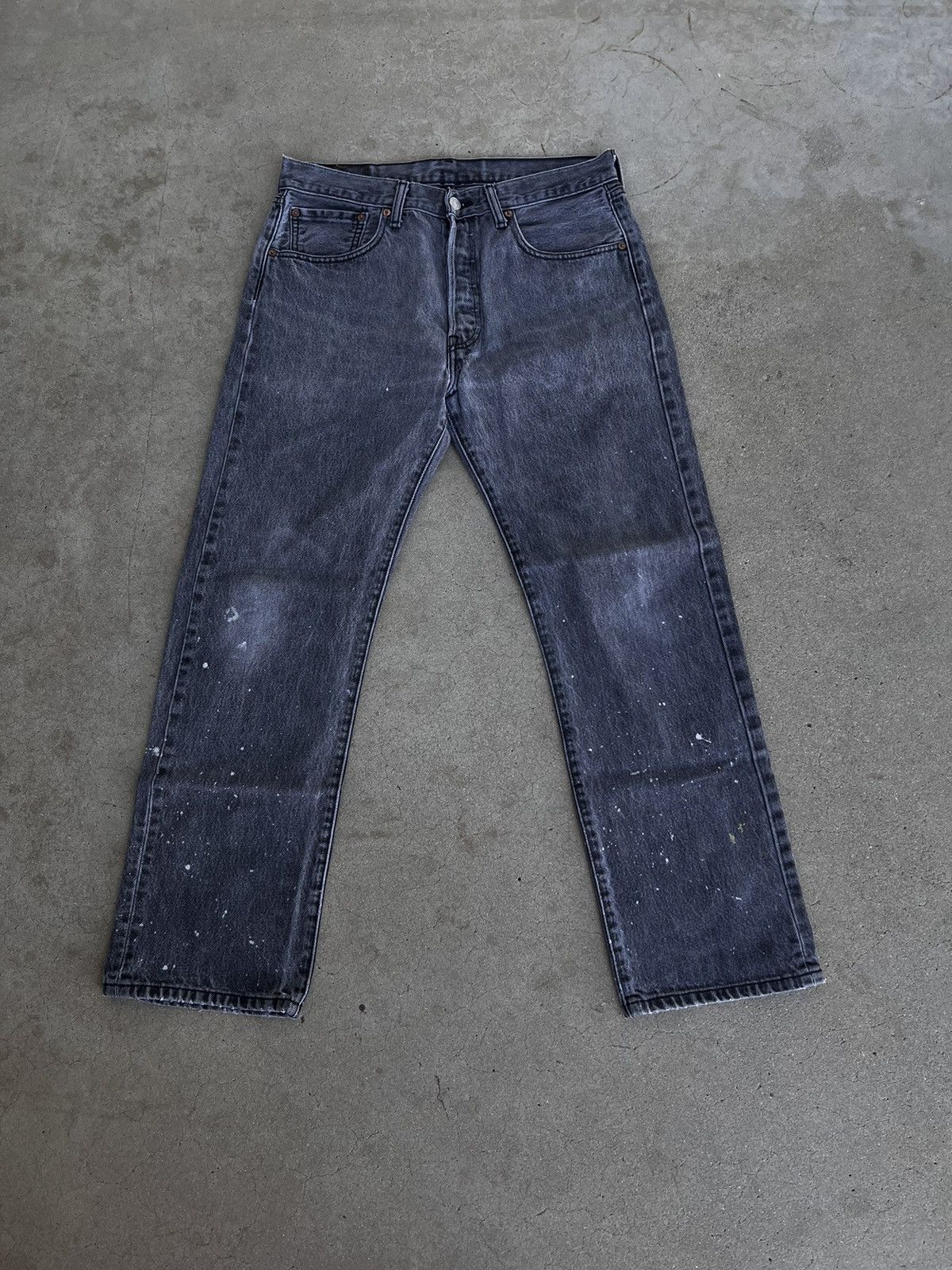 Levi's Dark Grey Levi Jeans Size US 33 - 2 Thumbnail