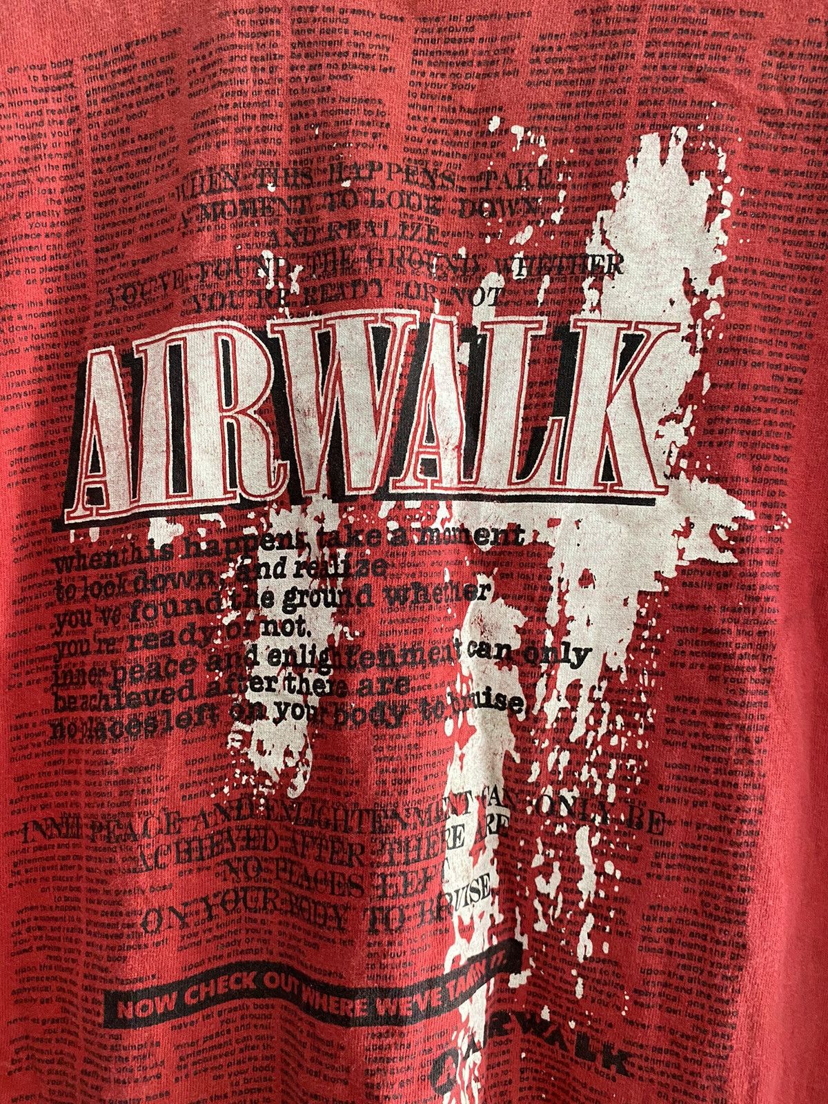 If Six Was Nine × Japanese Brand × Le Grande Bleu (L.G.B.) Airwalk streetwear double layers tee Size US M / EU 48-50 / 2 - 4 Thumbnail