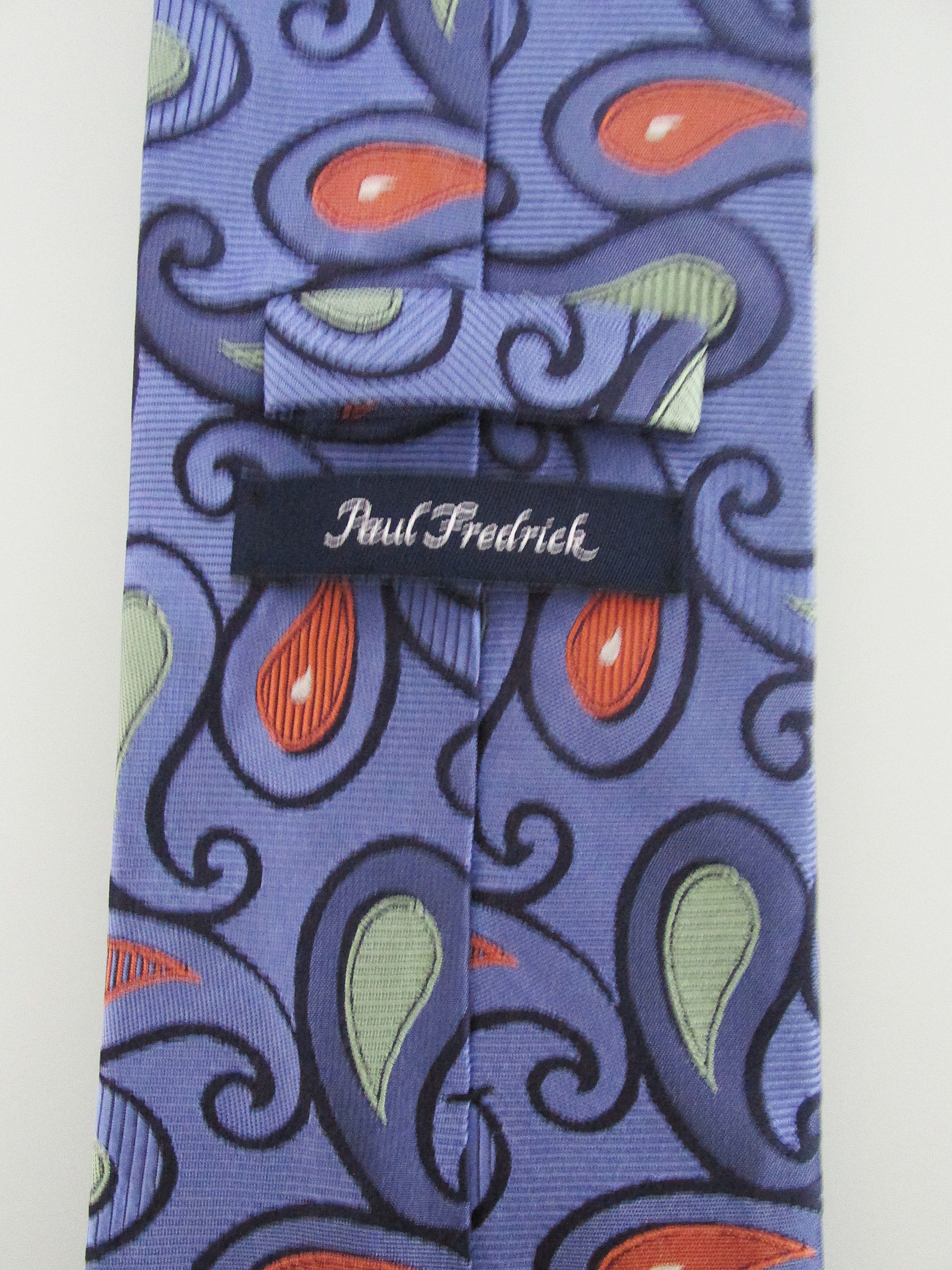 Paul Fredrick Paul Fredrick Men's Silk Tie Size ONE SIZE - 5 Thumbnail