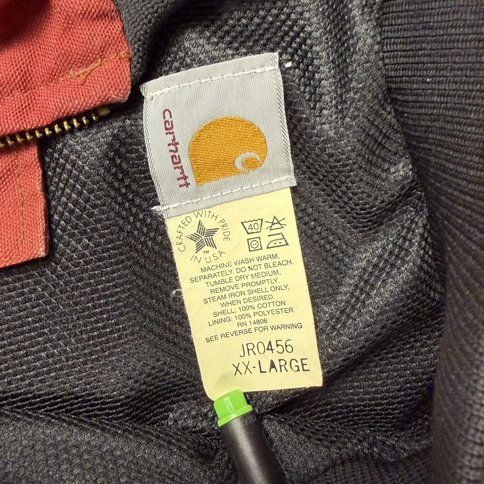 Carhartt Vintage 1994 Carhartt Aztec JR0456 Red Bomber Jacket XXL Size US XXL / EU 58 / 5 - 7 Thumbnail