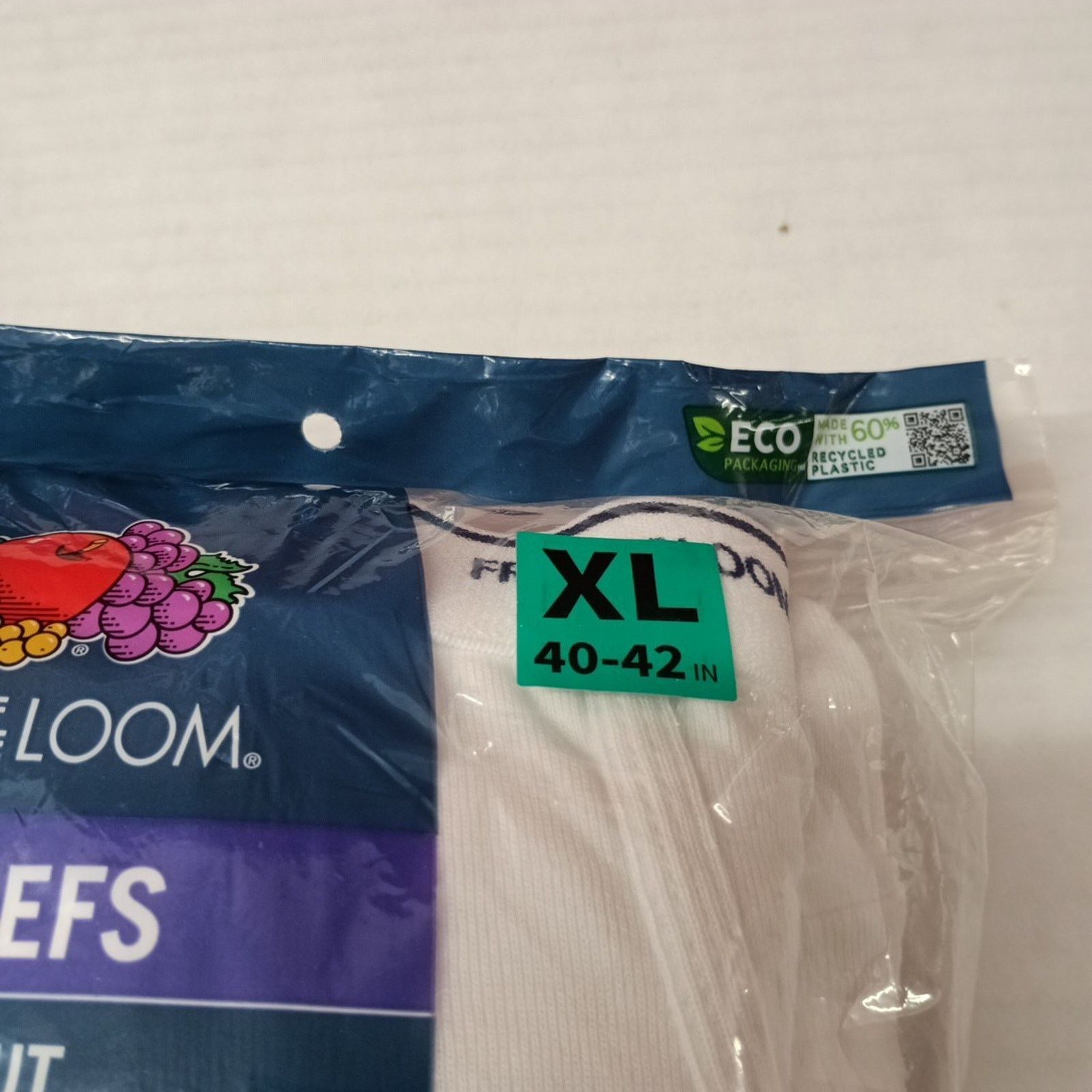 Fruit Of The Loom 6pr Men's White Full Cut Briefs XL 40-42 Fruit of the Loom Size 40 - 2 Thumbnail