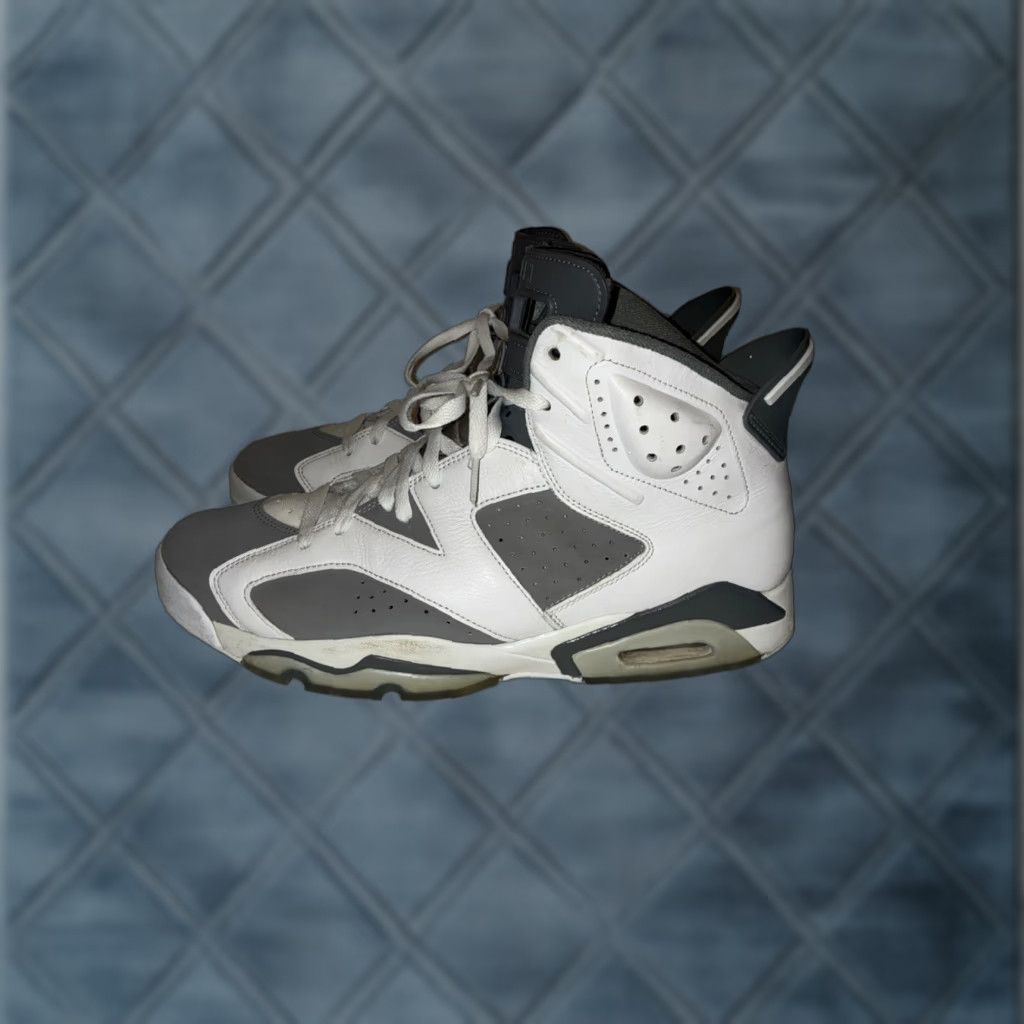 Nike Air Jordan 6 Retro CT8529-100 Mens Size 14 Gray Sneaker Retro Cool Grey