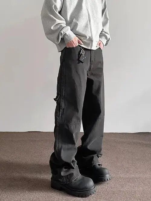 Other Retro washed distressed cargo trousers Size US 32 / EU 48 - 1 Thumbnail