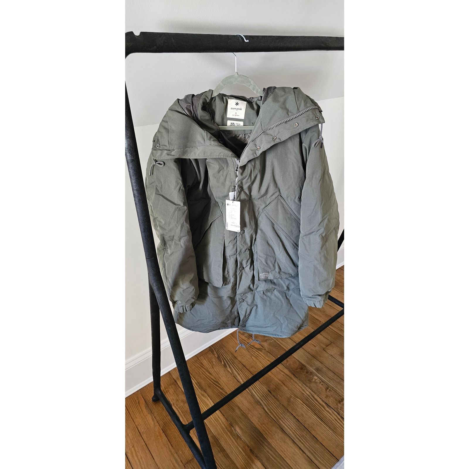 Snow Peak NWT Mens Medium Snow Peak Takibi Down Jacket Khaki $800 MSRP Size US M / EU 48-50 / 2 - 3 Thumbnail