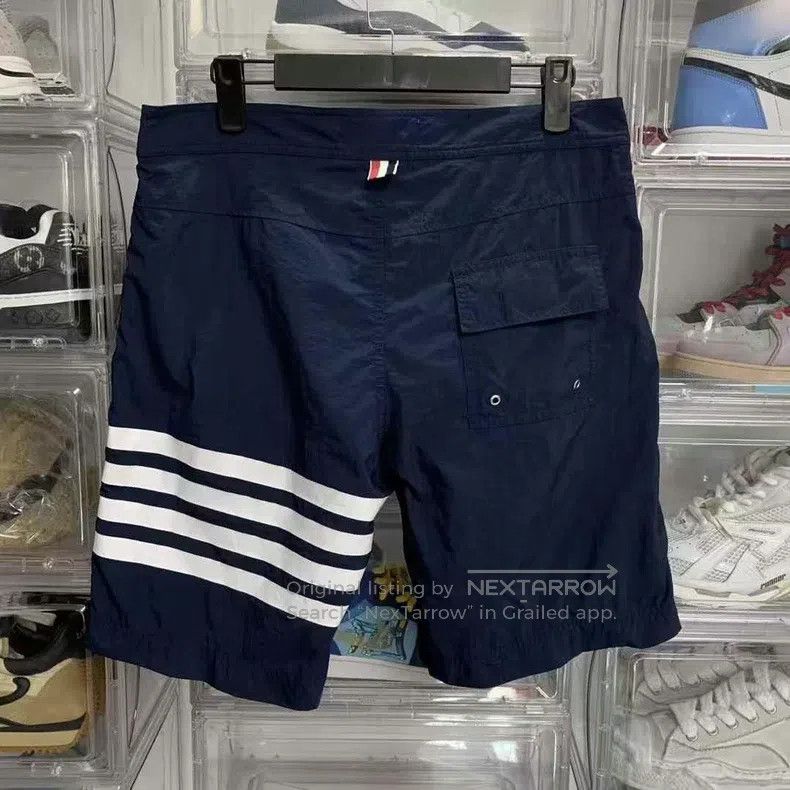 Thom Browne Thom Browne size 2 Waterproof Short Pants with Four Stripes Size US 27 - 2 Thumbnail