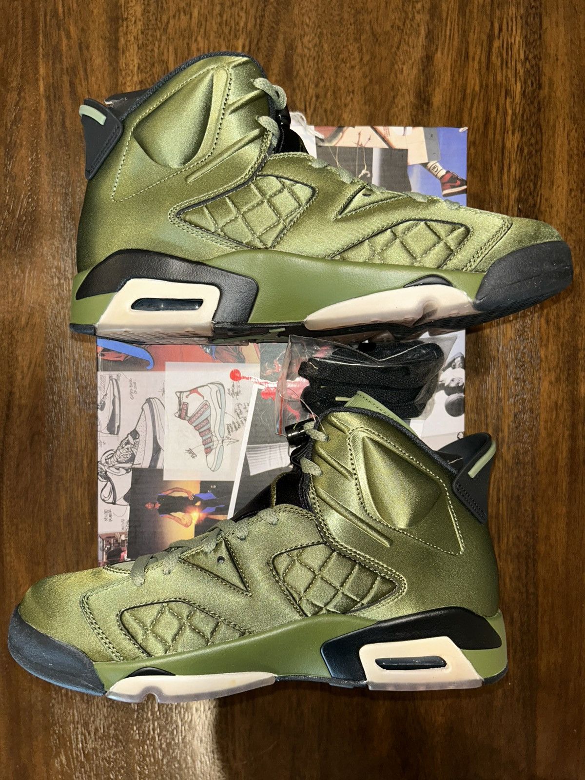 Jordan Brand × Nike Jordan 6 Pinnacle Flight Jacket Size 9 Deadstock AH4614-303 Size US 9 / EU 42 - 3 Thumbnail