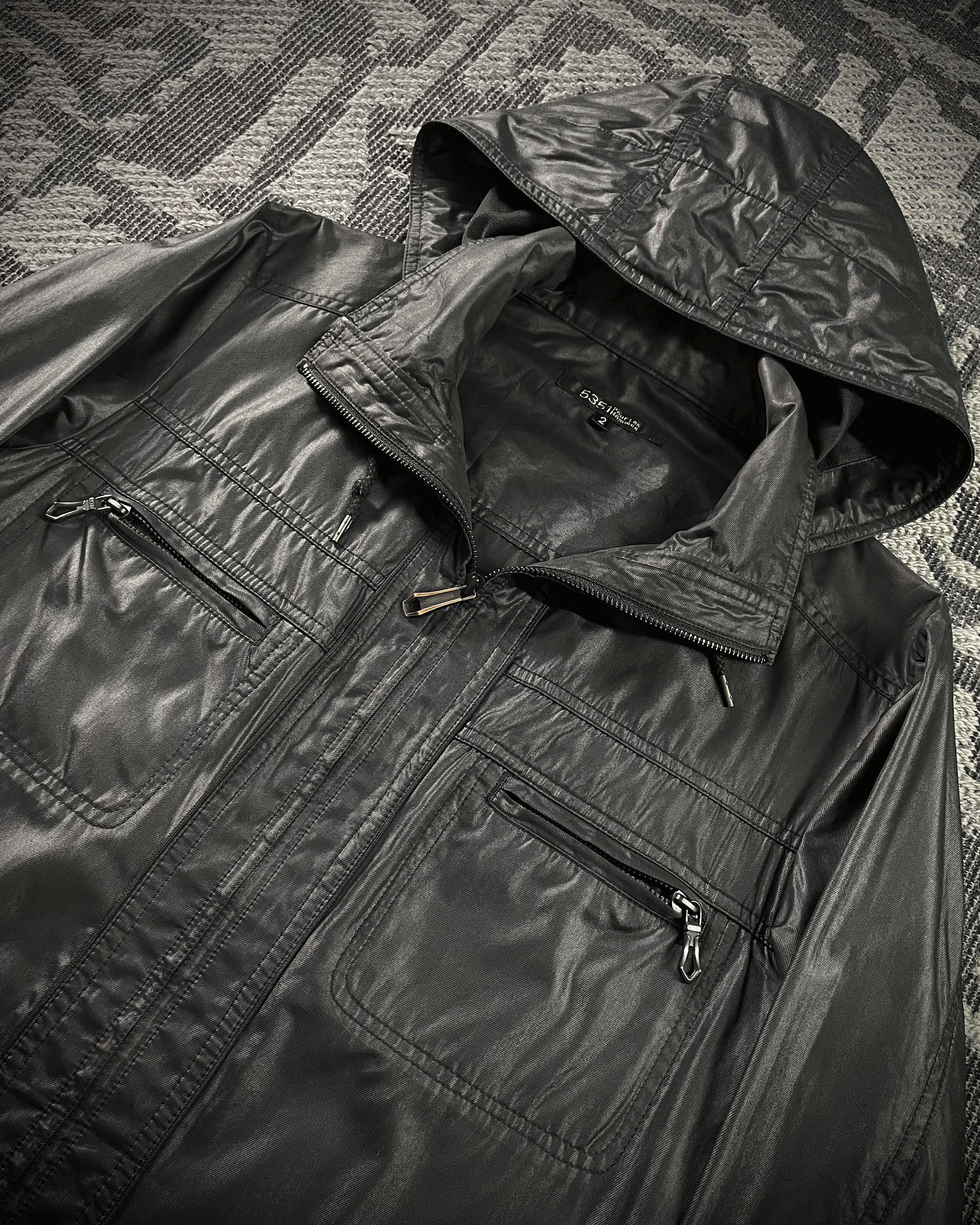 5351 POUR LES HOMMES 5351 Pour Les Homme Waxed Shirt Hoodie Size US M / EU 48-50 / 2 - 8 Thumbnail