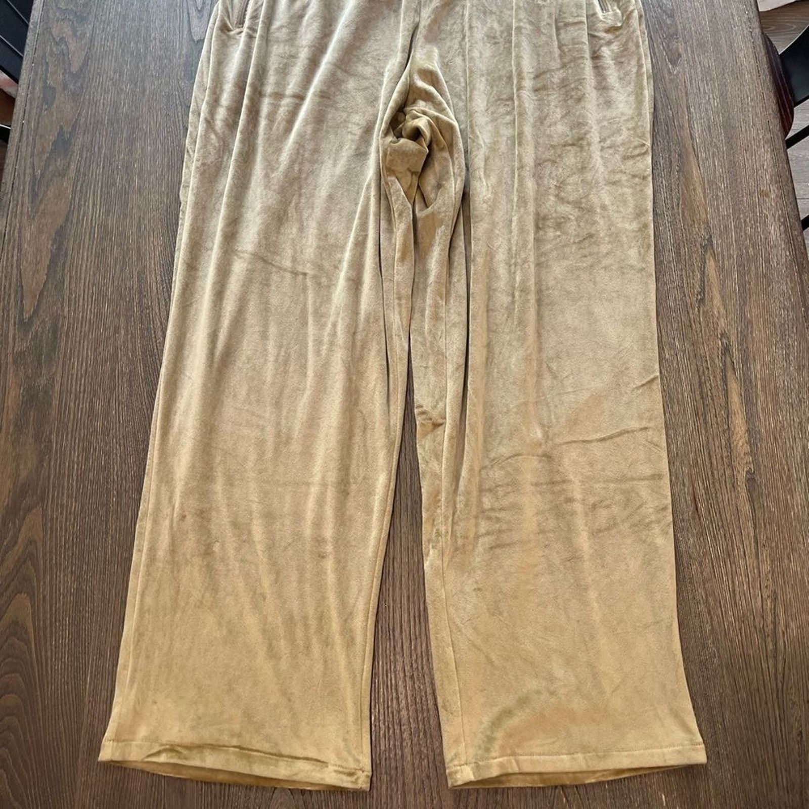 SKIMS NWT Skims Velour Track Pants Gold Size 4X Size 42" / US 20 - 2 Thumbnail