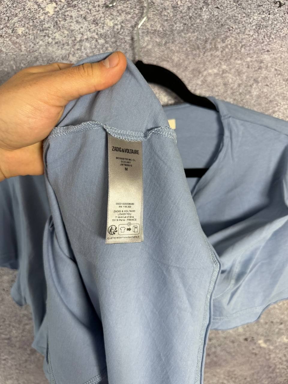 Zadig & Voltaire Zadig & Voltaire V Neck T-Shirt Medium Oldmoney Size US M / EU 48-50 / 2 - 11 Thumbnail