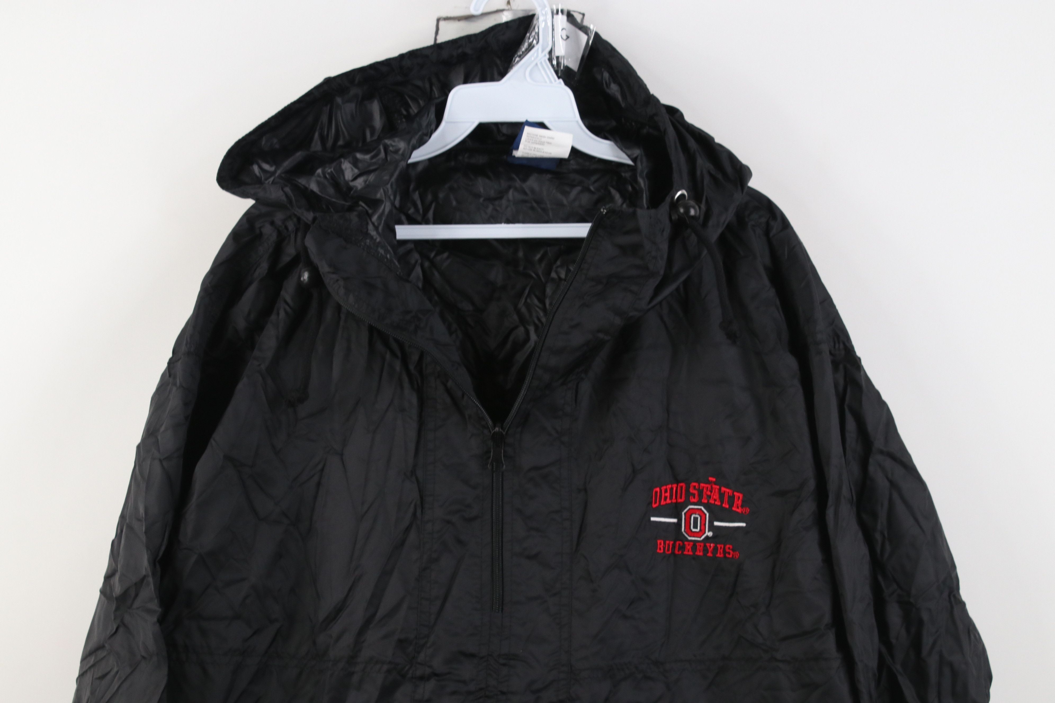 Vintage Vintage 90s Y2K Ohio State University Hooded Anorak Jacket Size US XL / EU 56 / 4 - 2 Thumbnail