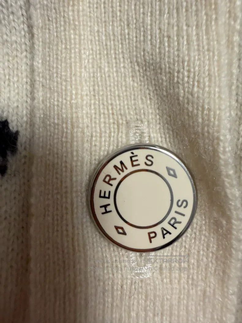 Hermes Hermes Clover cashmere cardigan Size XS / US 0-2 / IT 36-38 - 3 Thumbnail
