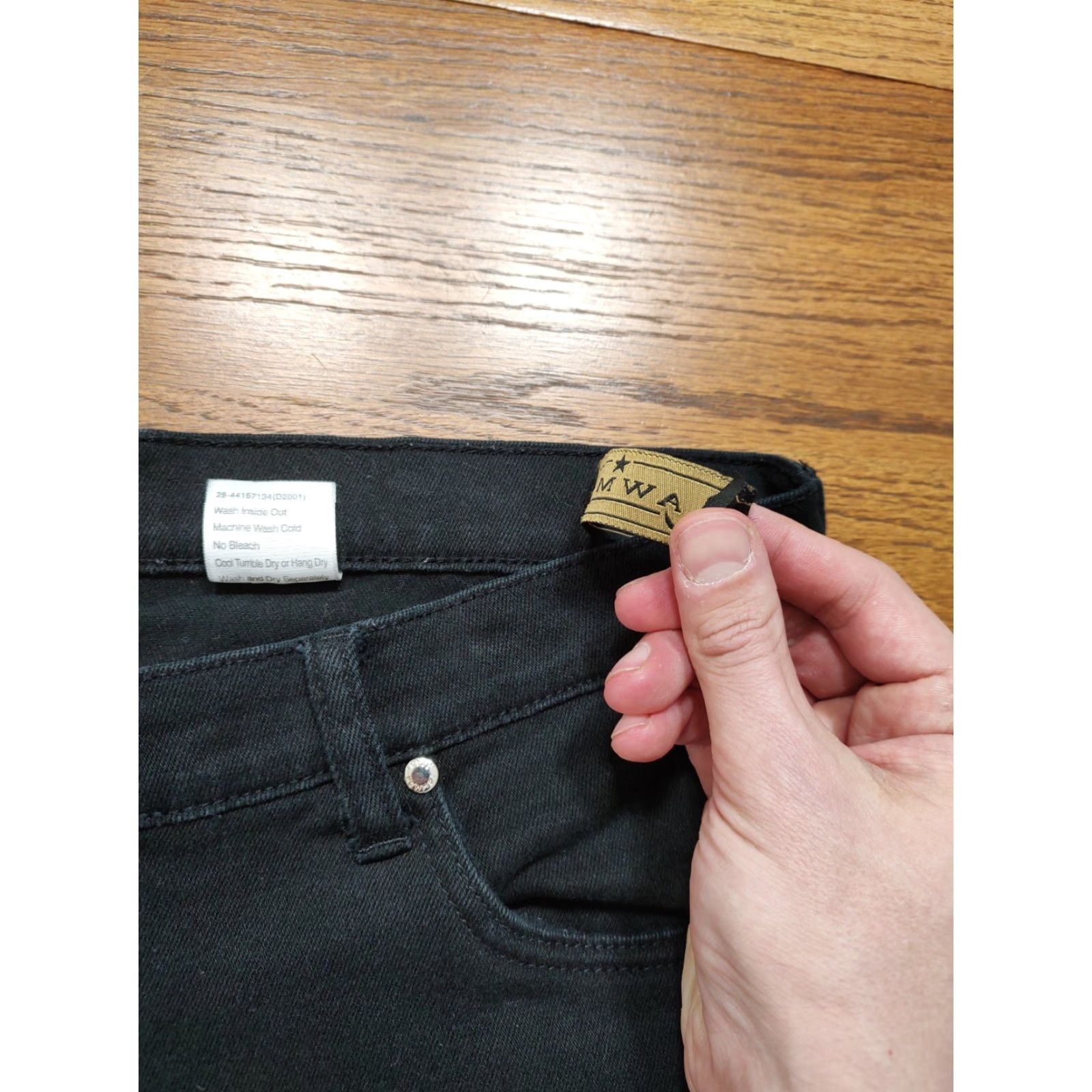 Vintage VINTAGE Lawman Bootcut Jeans Western High Waisted Womens Black 32 Inseam 32 Tag 13/14 Jeans Slimming 5-Pocket Cowboy 90s 80s Western Womens Size 36" / US 14 / IT 50 - 5 Thumbnail
