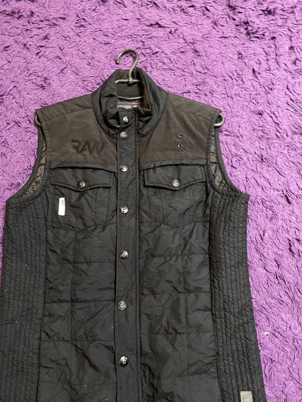 G-Star Y2K Streetwear Black Vest G-Star Raw Vintage Size US M / EU 48-50 / 2 - 12 Thumbnail
