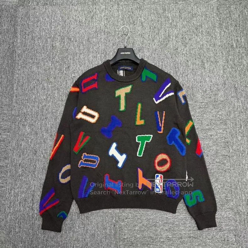 Louis Vuitton Louis Vuitton NBA Co-branded Bullet Screen Sweater Size US M / EU 48-50 / 2 - 1 Thumbnail