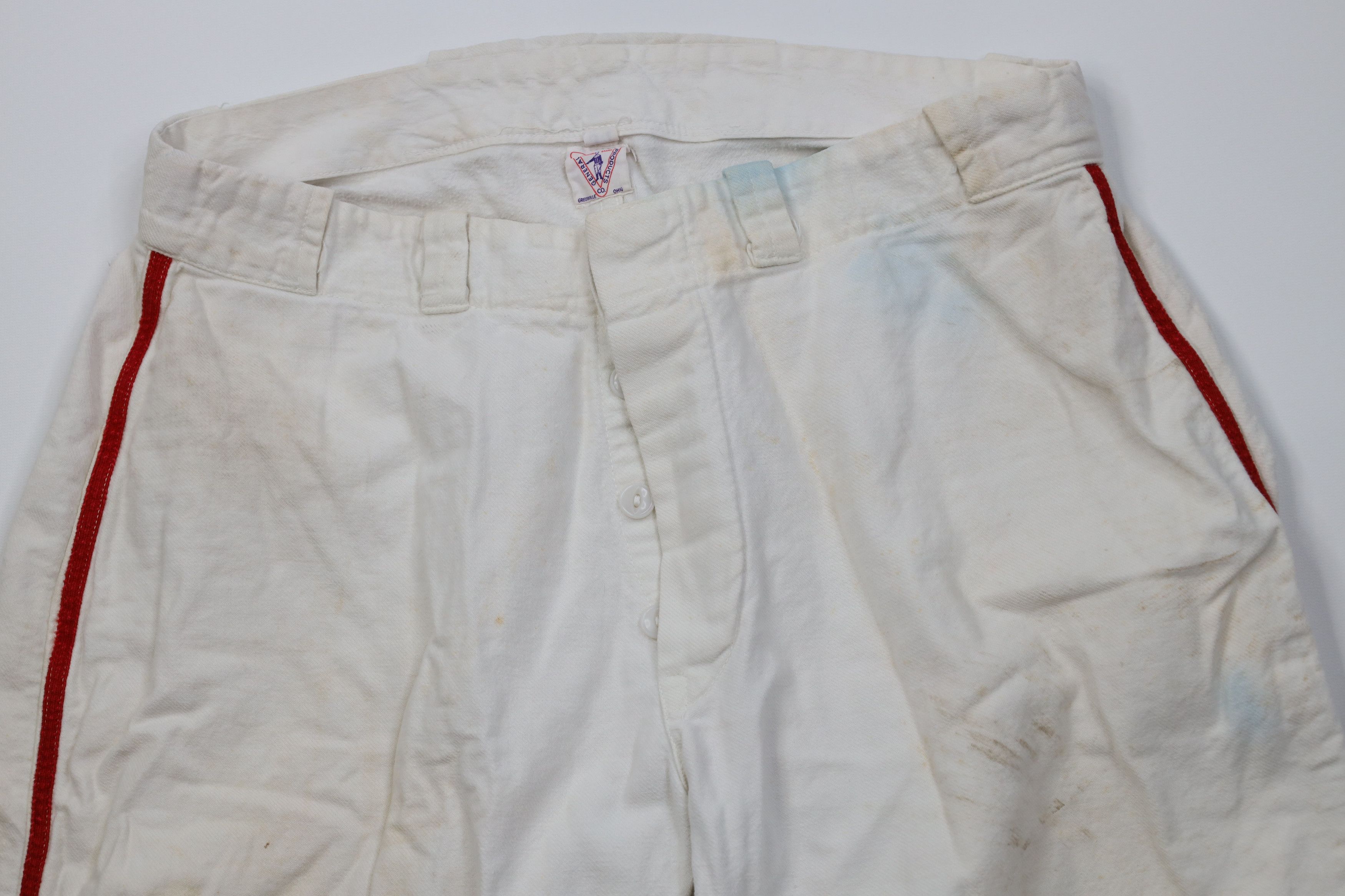 Vintage Vintage 40s 50s Button Fly Baseball Football Pants USA Size US 34 / EU 50 - 2 Thumbnail