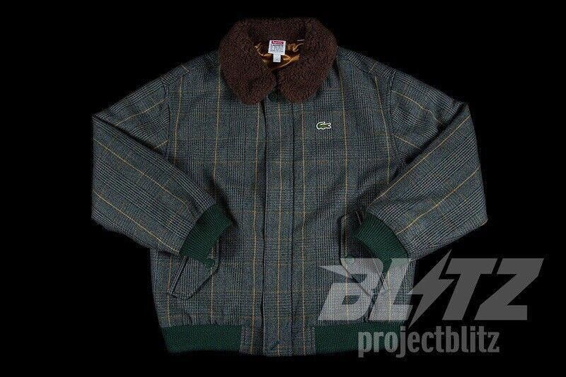 Supreme FW19 SUPREME LACOSTE WOOL BOMBER JACKET PLAID S Size US S / EU 44-46 / 1 - 2 Thumbnail