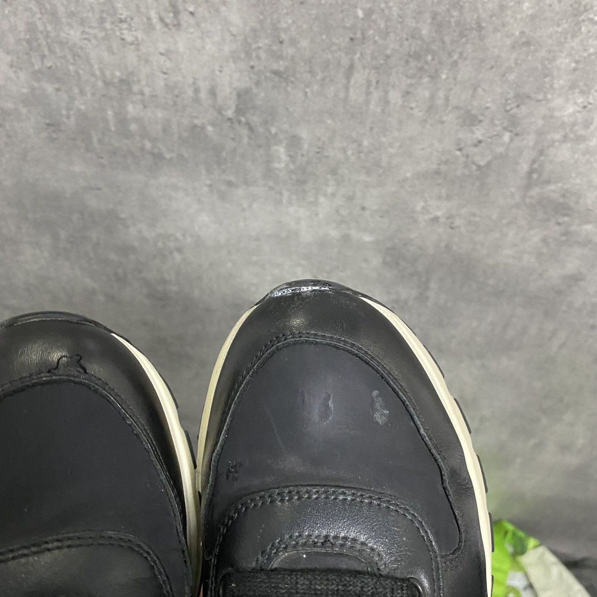 Prada Prada Milano Black Leather Shoes Trainers Prax 01 Size US 7.5 / EU 40-41 - 9 Thumbnail
