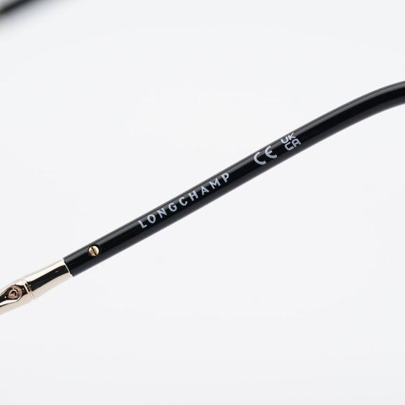 Longchamp Longchamp LO2727 001 Eyeglasses Black/Gold 54mm Cat Eye Fram Size ONE SIZE - 4 Thumbnail