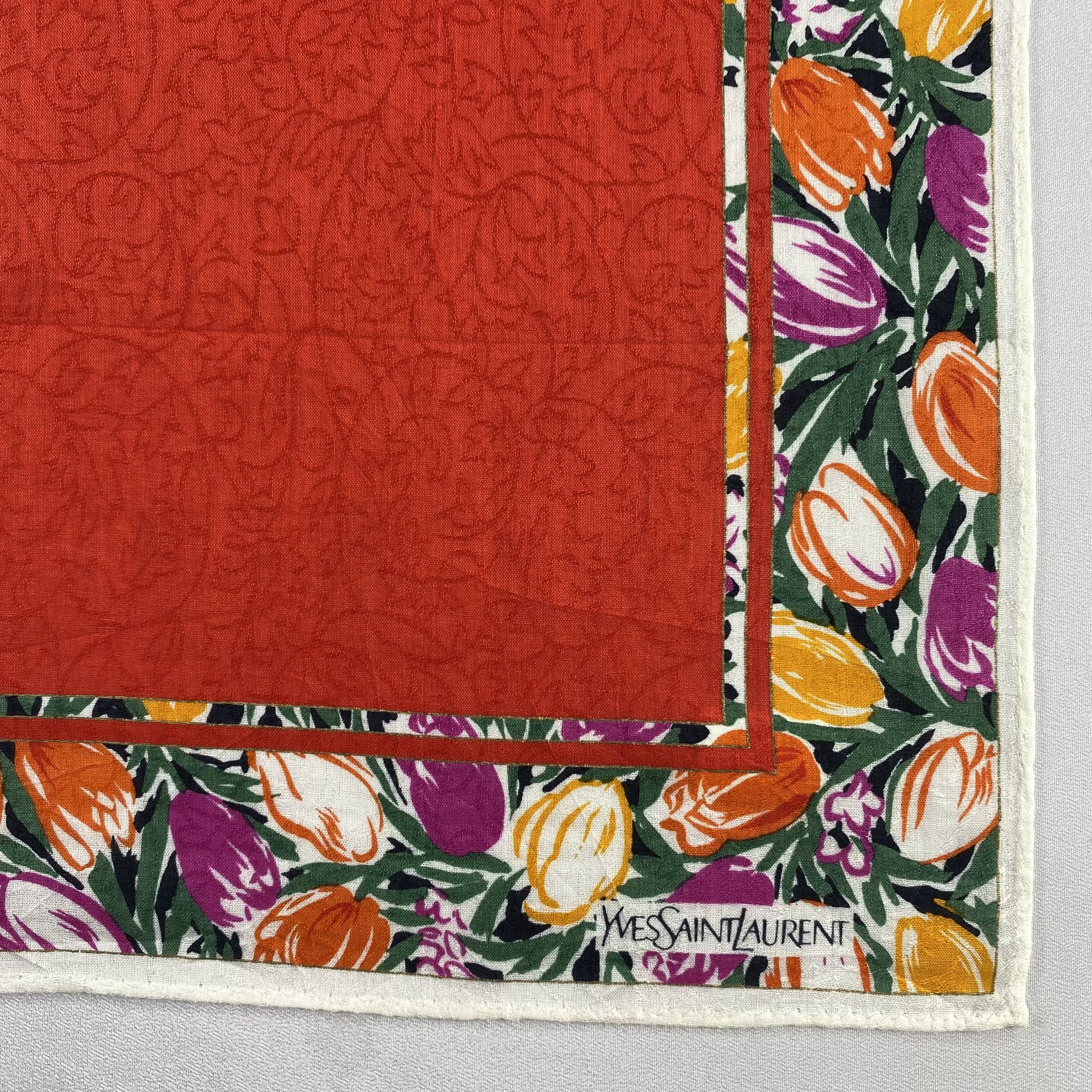 Vintage Yves Saint Laurent Bandana/ Handkerchief / Neckerchief-P1786 Size ONE SIZE - 3 Thumbnail