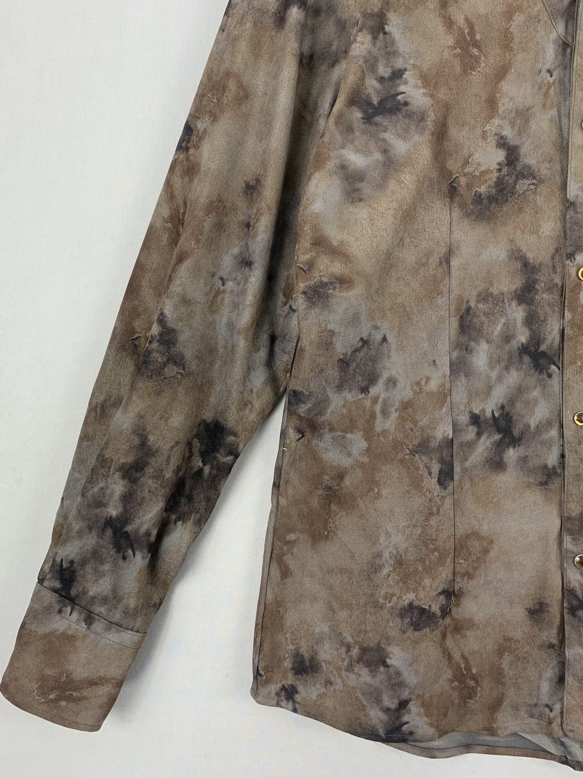 Tornado Mart Tornado Mart Japan Dark Camo Dyed Flannel Size US S / EU 44-46 / 1 - 3 Thumbnail