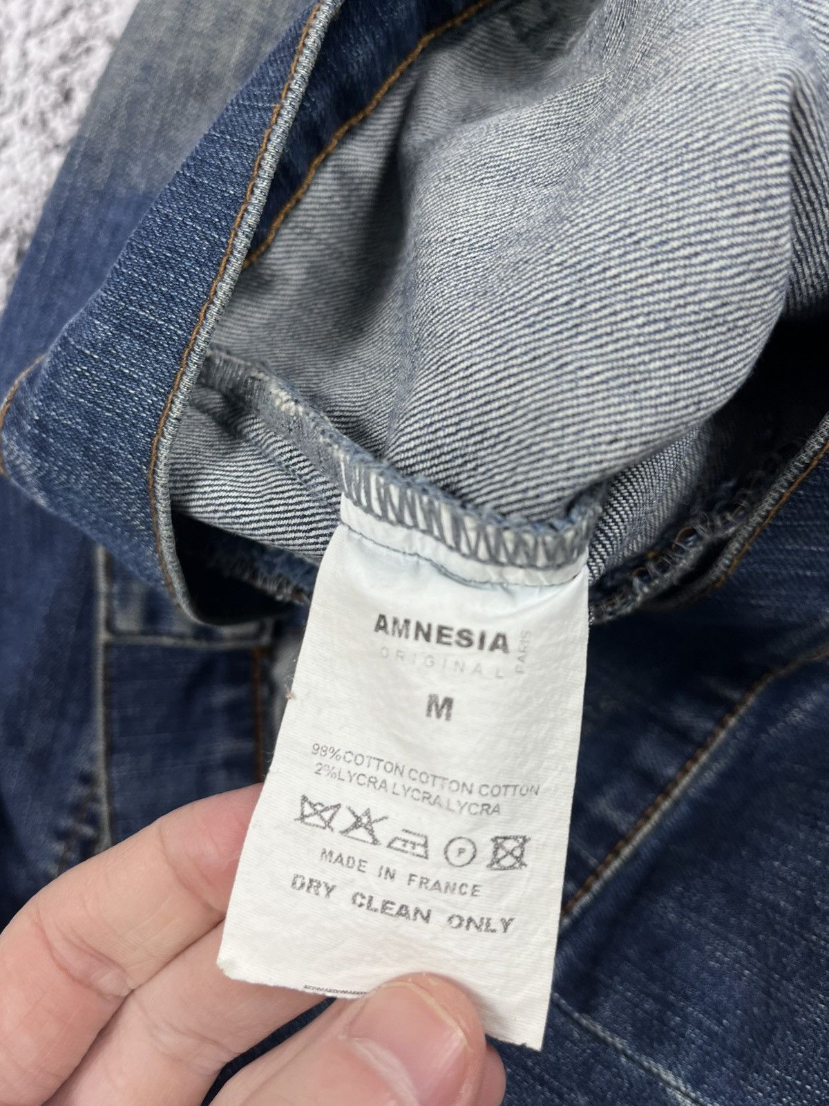 Vintage Vintage Y2K Amnesia denim jacket streetwear grunge size M Size M / US 6-8 / IT 42-44 - 6 Thumbnail