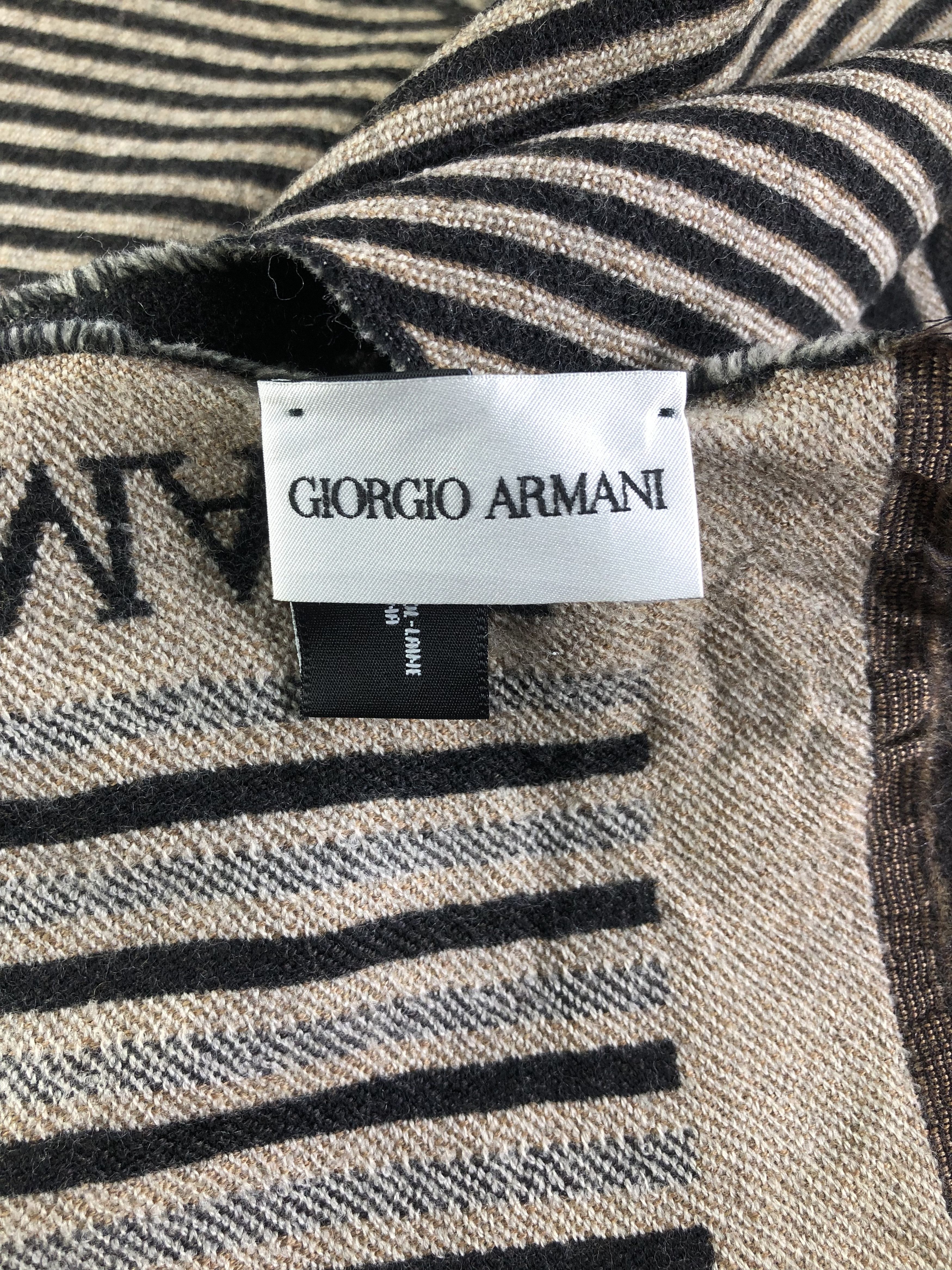 Giorgio Armani Giorgio Armani Scarf / Muffler / Neckwear SS1262 Size ONE SIZE - 6 Thumbnail