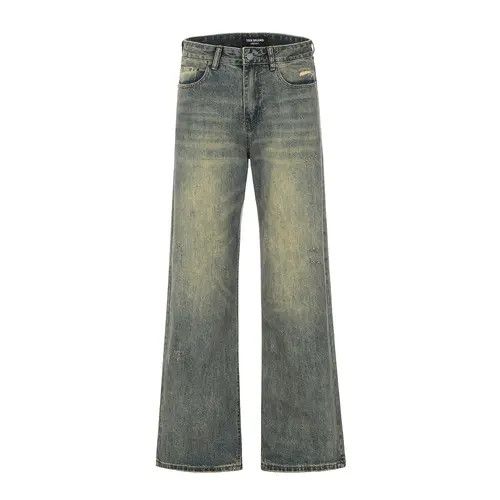 Japanese Brand × Jean American washed distressed loose wide-leg bootcut jeans Size US 32 / EU 48 - 1 Thumbnail