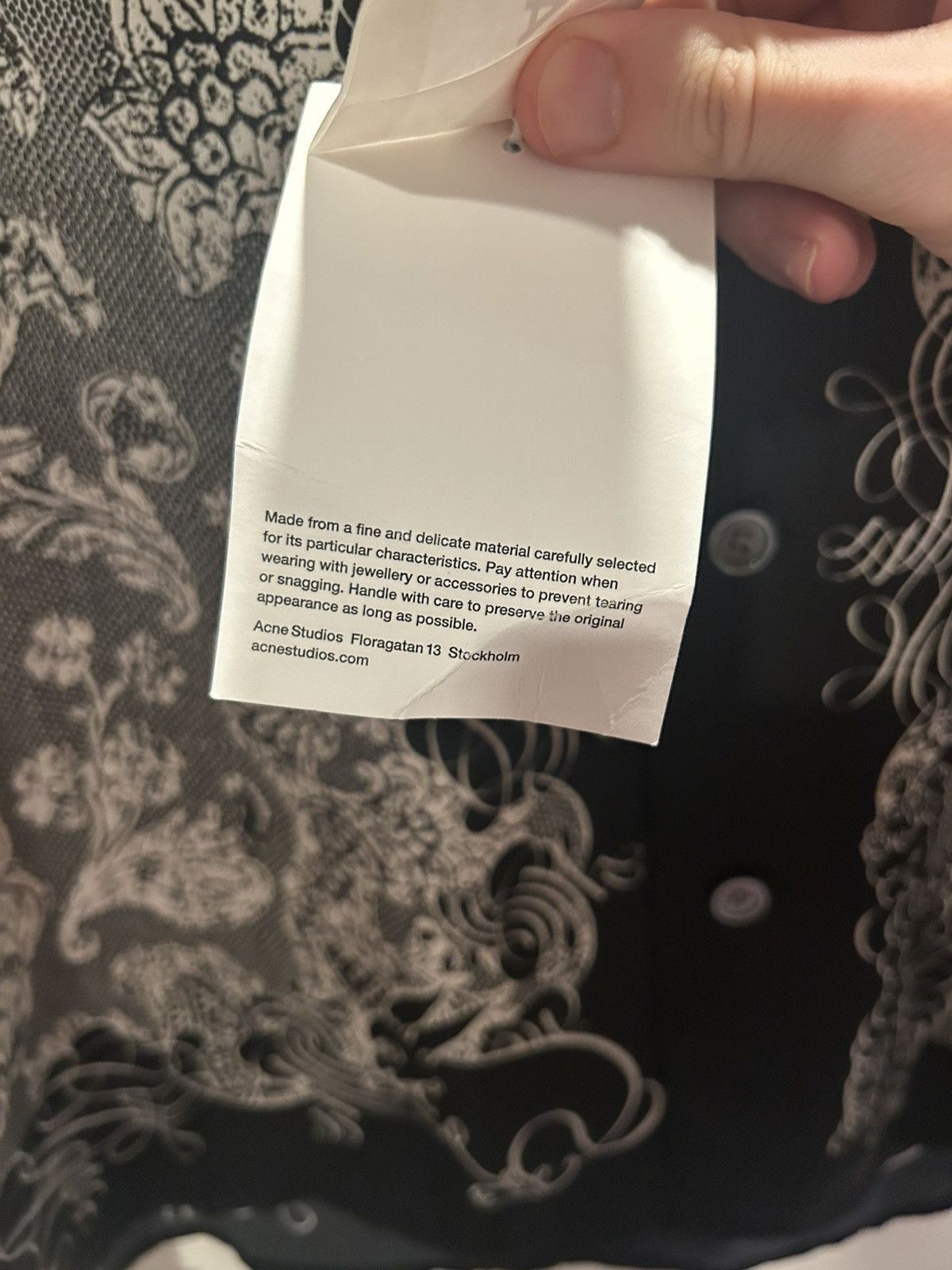 Acne Studios Printed shirt Size US M / EU 48-50 / 2 - 10 Thumbnail