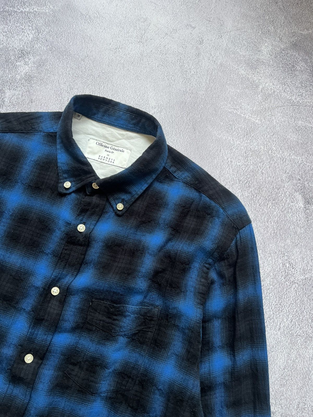 Officine Generale Officine Generale Paris Cotton Flannel Shirt Men’s Size:M Size US M / EU 48-50 / 2 - 4 Thumbnail
