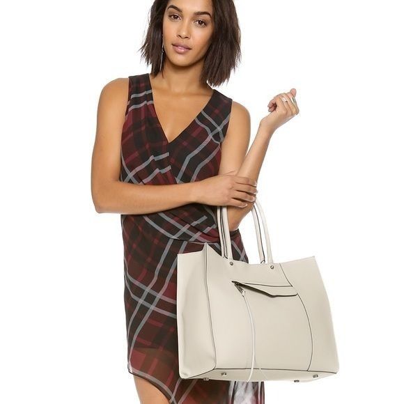 Rebecca Minkoff Rebecca Minkoff Saffiano Textured Leather Large "MAB" Tote i Size ONE SIZE - 1 Thumbnail