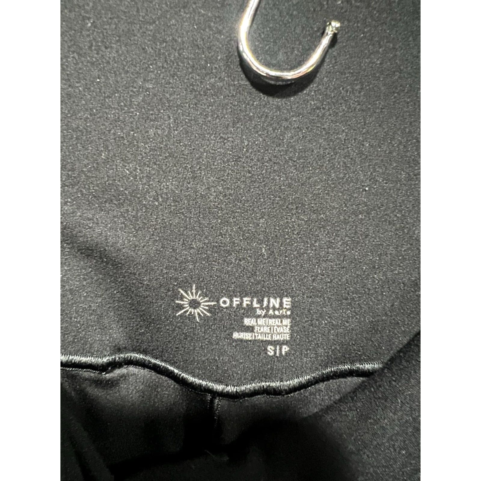 Vintage Offline Aerie Womens Leggings Black Size Small Flared Inseam 31 Inches Size 28" / US 6 / IT 42 - 3 Thumbnail
