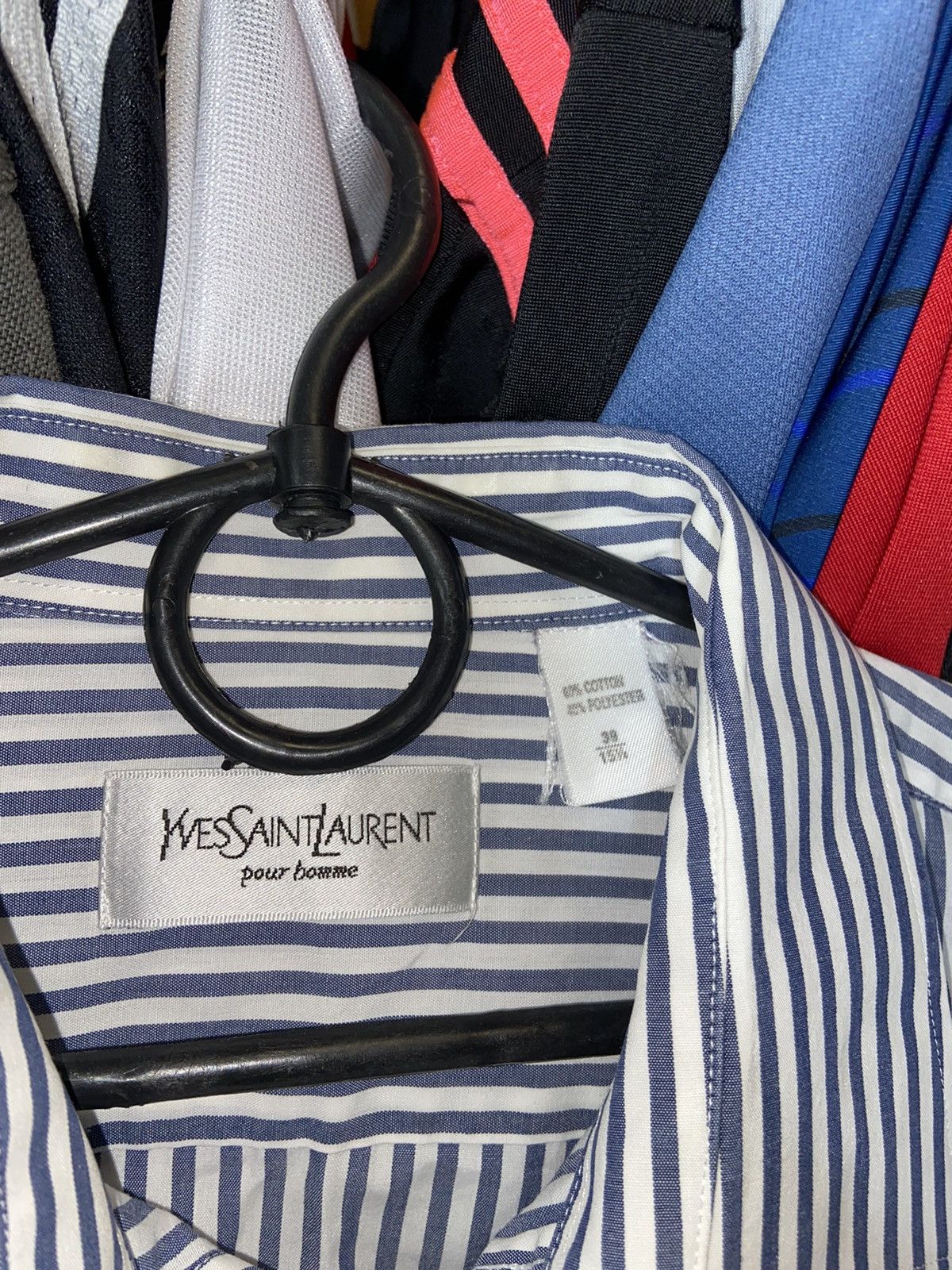 Vintage × Yves Saint Laurent YVES SAINT LAURENT VINTAGE 00s COTTON CLASSIC SHIRT MENS Size US XL / EU 56 / 4 - 4 Thumbnail