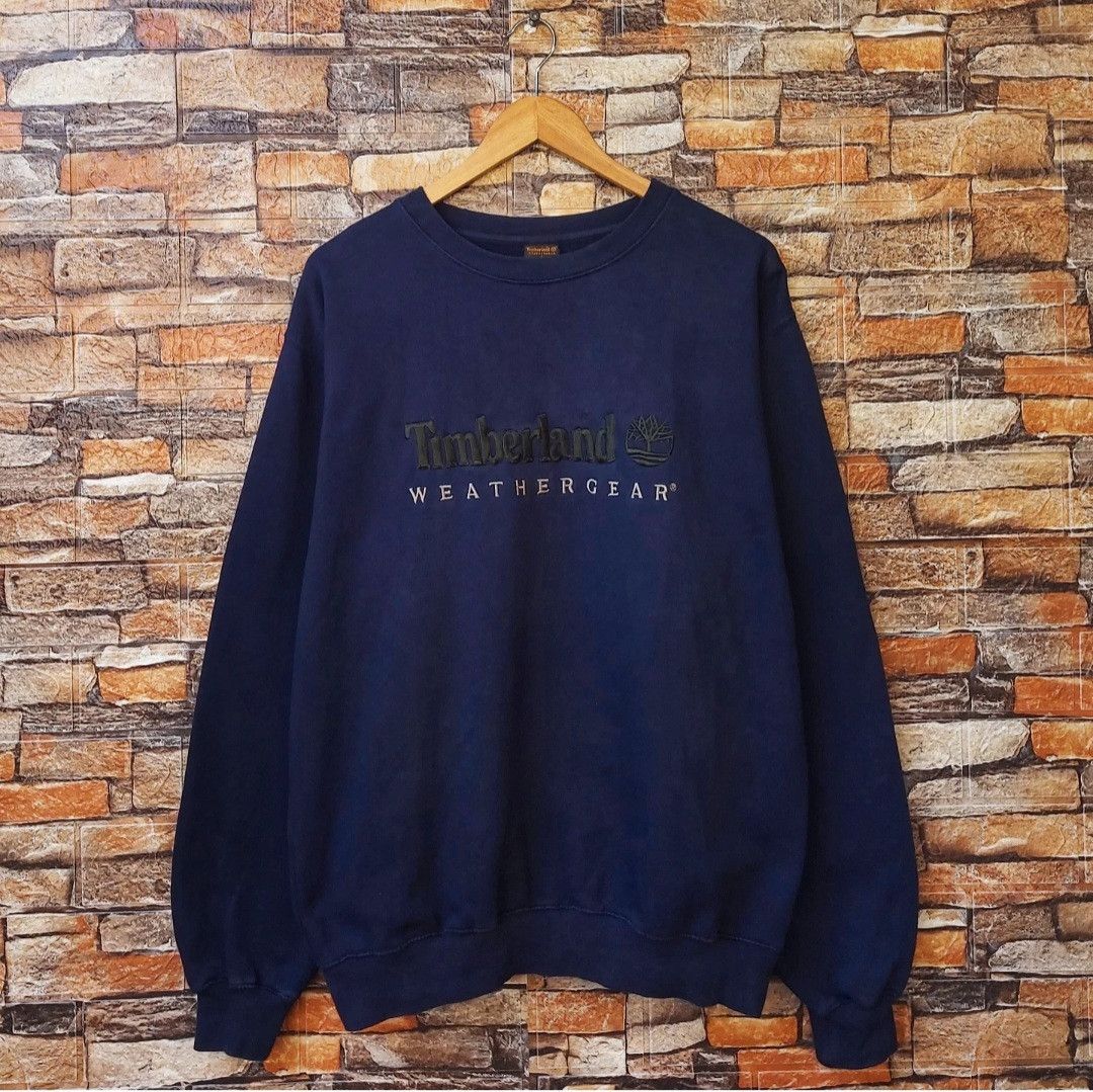 Timberland × Vintage Vintage Timberland Weathergear Sweatshirt Size US L / EU 52-54 / 3 - 1 Thumbnail