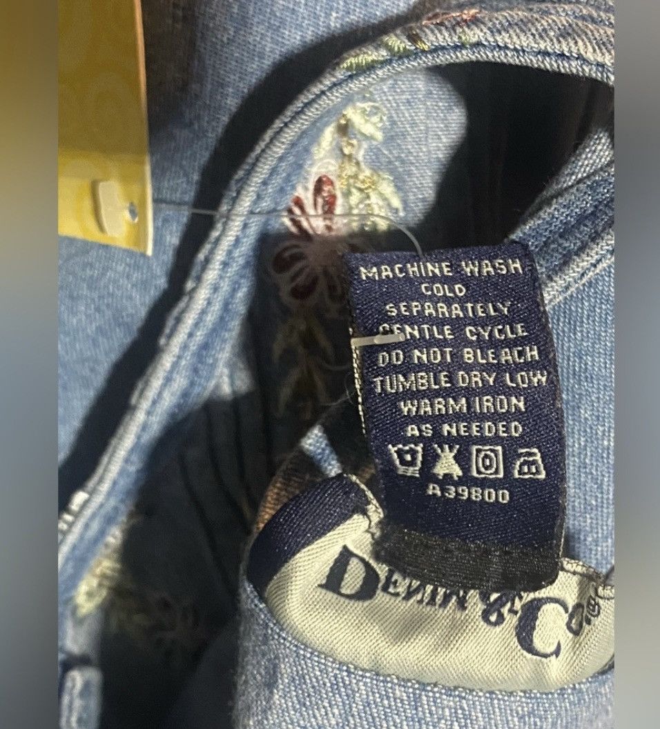 Denim & Co. Denim & Co Embroidered Denim Maxi Dress Small Cottagecore Size S / US 4 / IT 40 - 4 Thumbnail