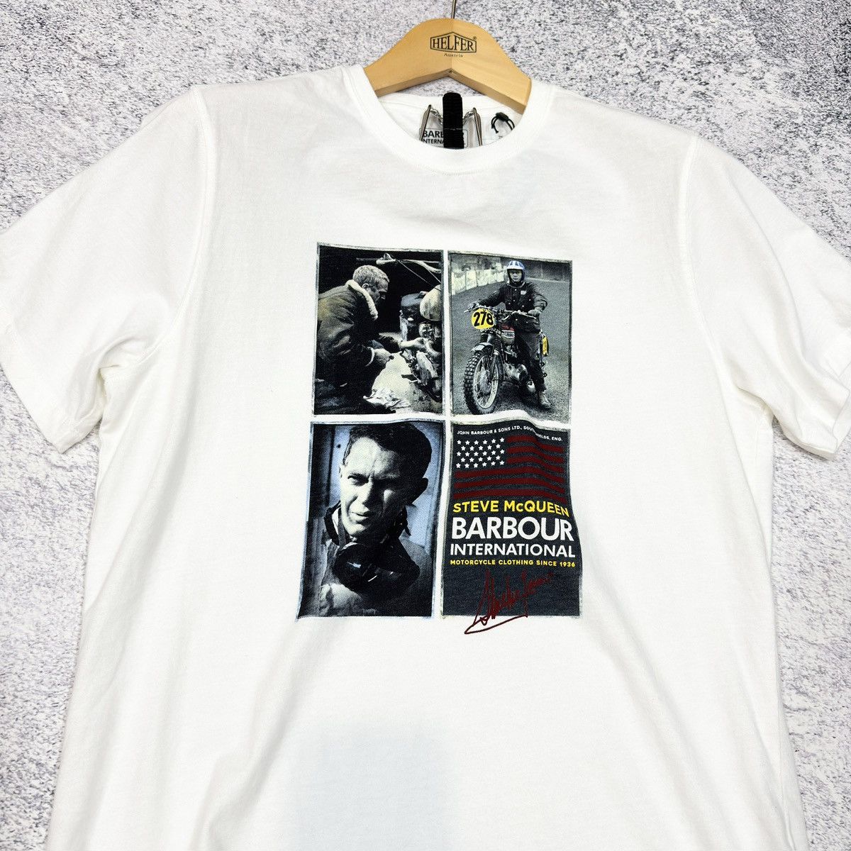 Barbour New Barbour Steve Mcqueen Tee M size Size US M / EU 48-50 / 2 - 2 Thumbnail