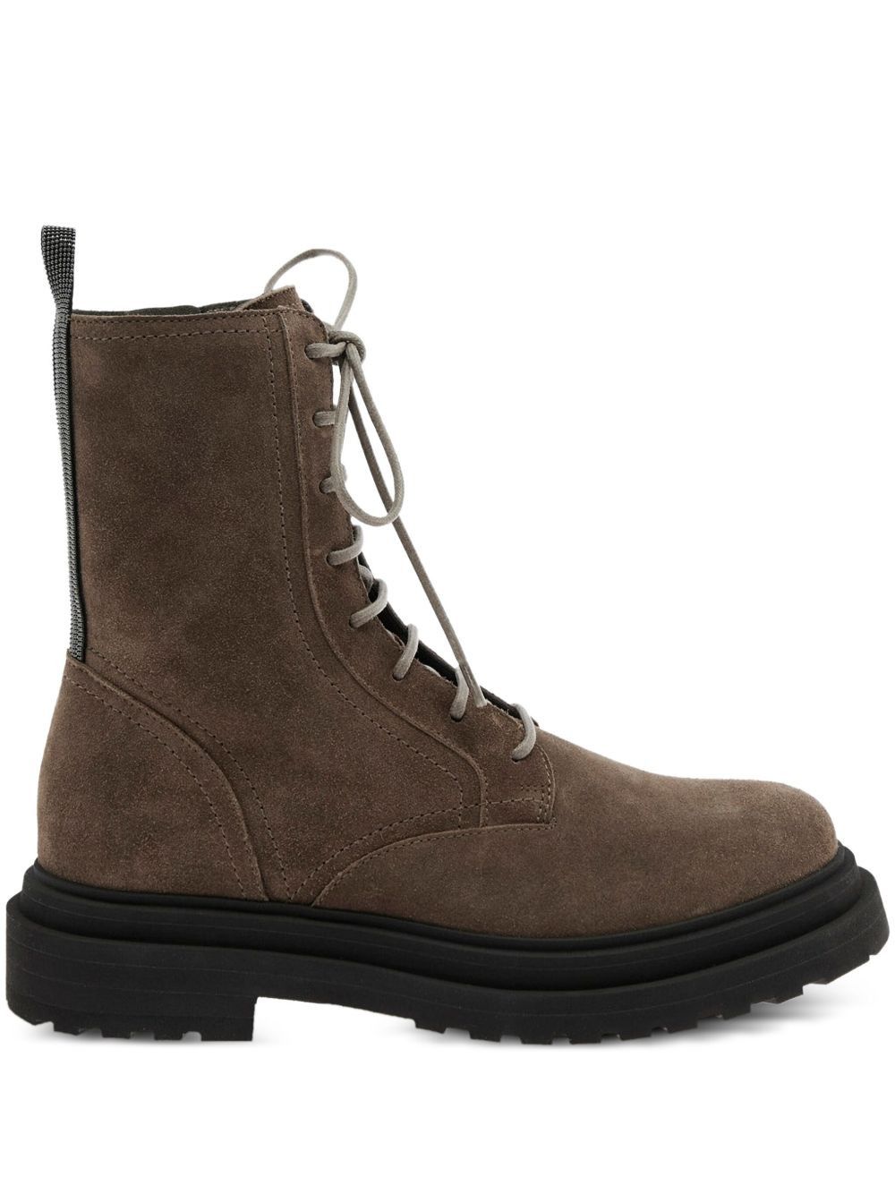 Brunello Cucinelli SUEDE COMBAT BOOT Size US 8 / IT 38 - 1 Thumbnail