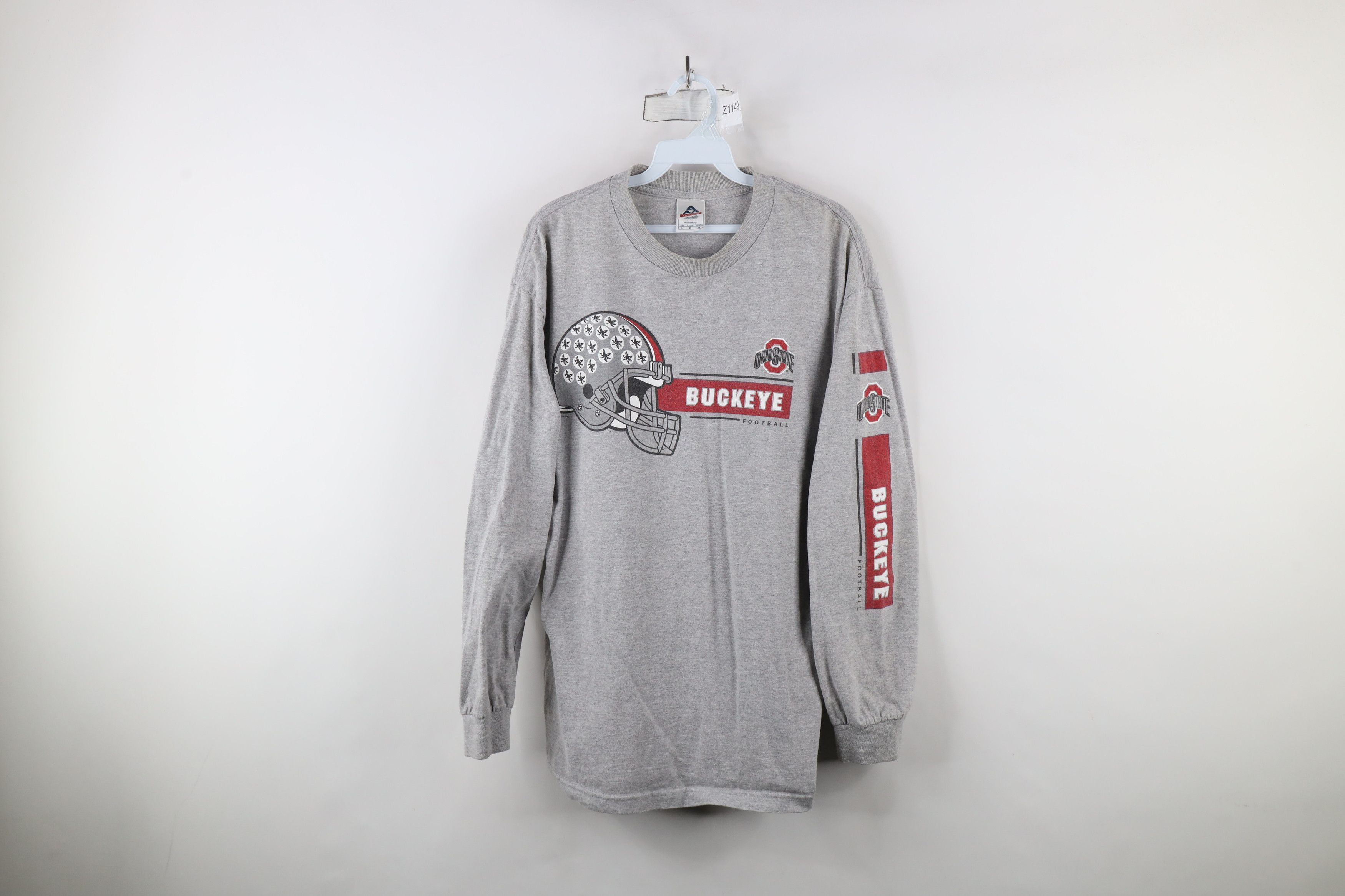 Vintage Vintage 90s Ohio State University Long Sleeve T-Shirt Size US L / EU 52-54 / 3 - 1 Thumbnail