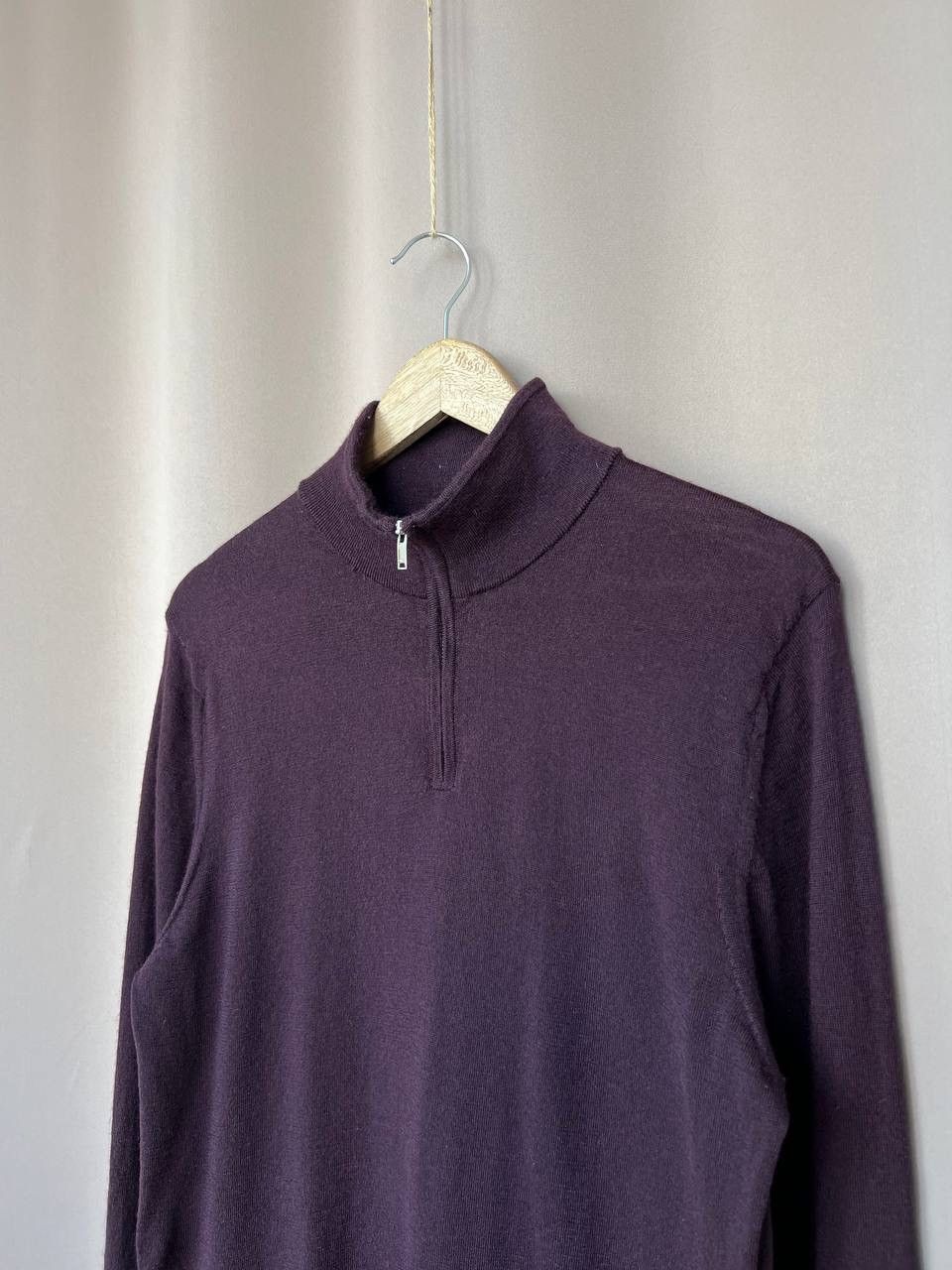 Reiss Reiss Blackhall Wool Half Zip Sweater Mock Mens Size M/L Size US L / EU 52-54 / 3 - 4 Thumbnail