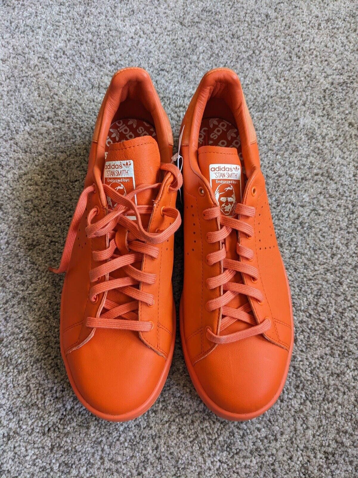 Adidas SS14 2014 adidas x Raf Simons Stan Smith Orange B35497 Size US 10.5 / EU 43-44 - 7 Thumbnail