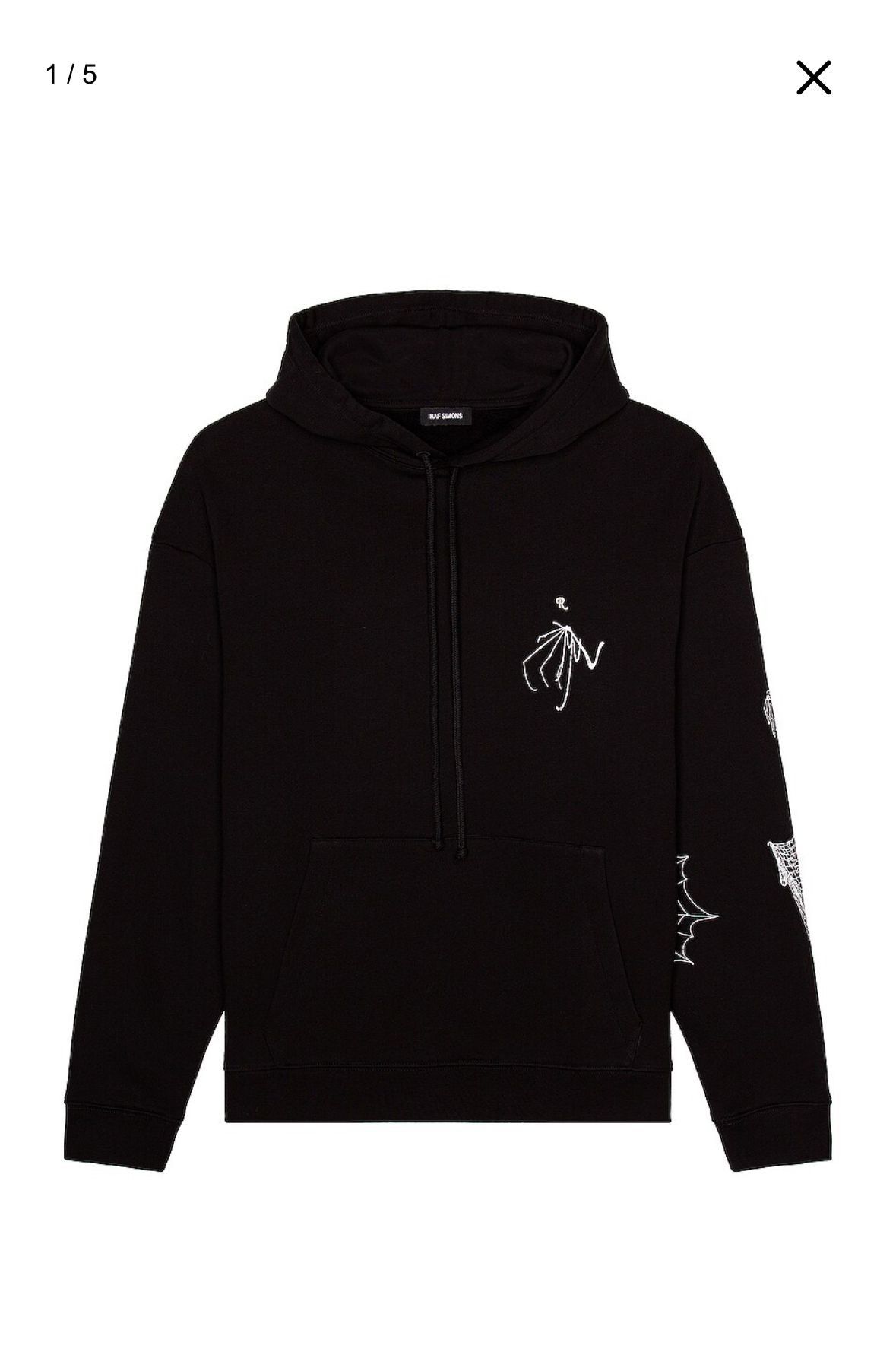 Raf Simons Raf Simons Gothic Web Hoodie Size Small Size US S / EU 44-46 / 1 - 2 Thumbnail