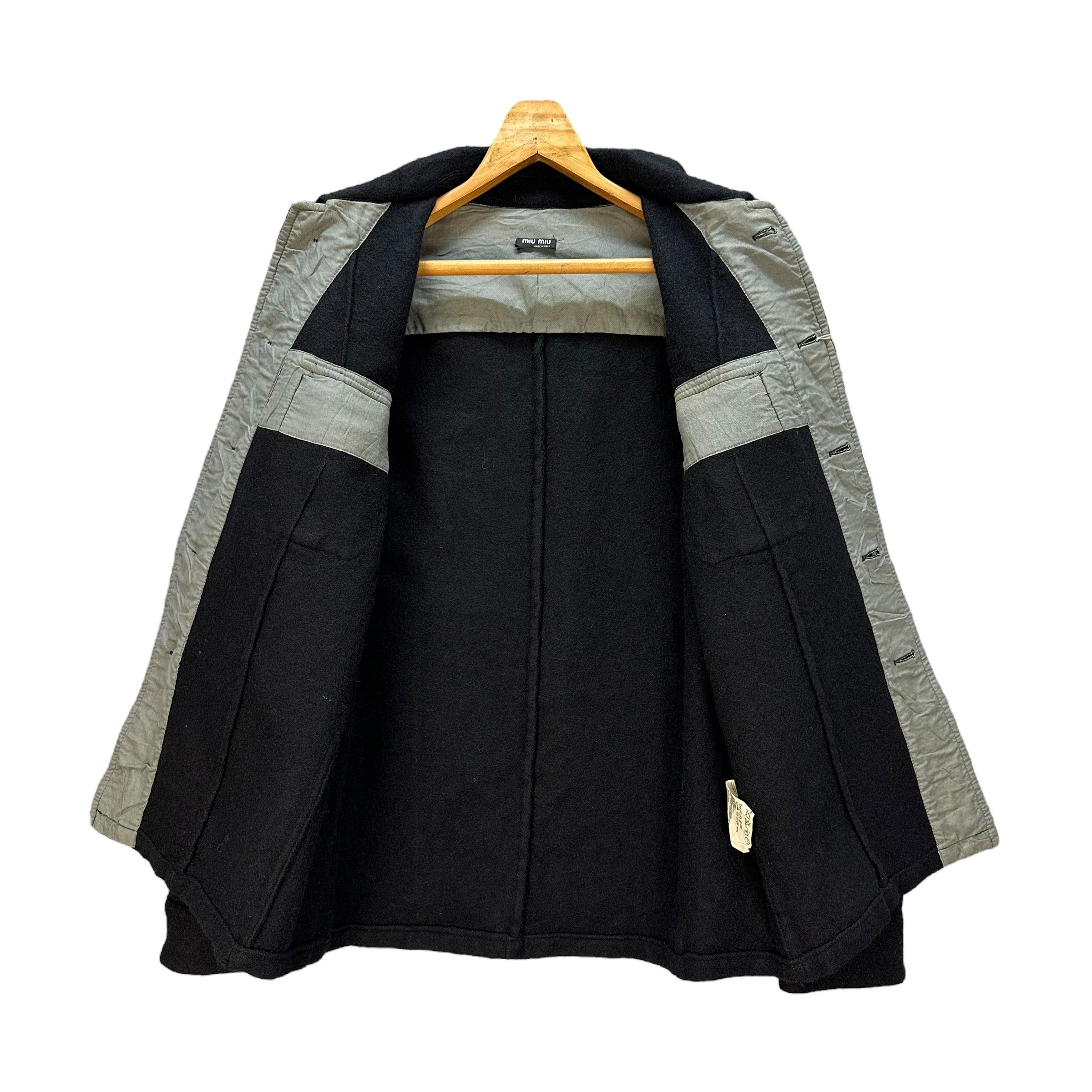 Miu Miu NWT MIU MIU Giacche Leggere Mohair Flannel Jacket #94-1454 Size US L / EU 52-54 / 3 - 8 Thumbnail