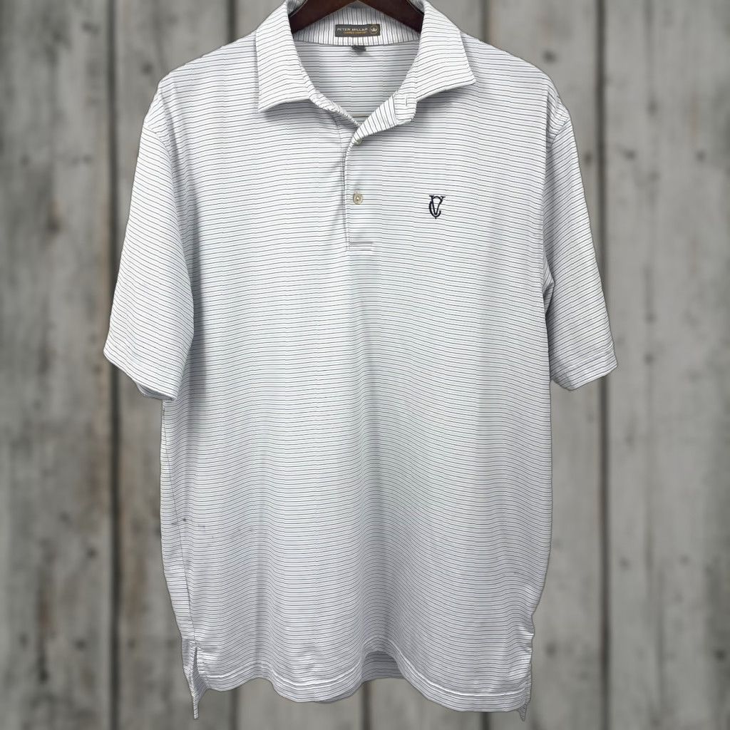 Peter Millar VINTAGE Peter Millar Polo Shirt Men Large Blue Short Sleeve Casual Golf Active Performance 90s Size US L / EU 52-54 / 3 - 1 Thumbnail