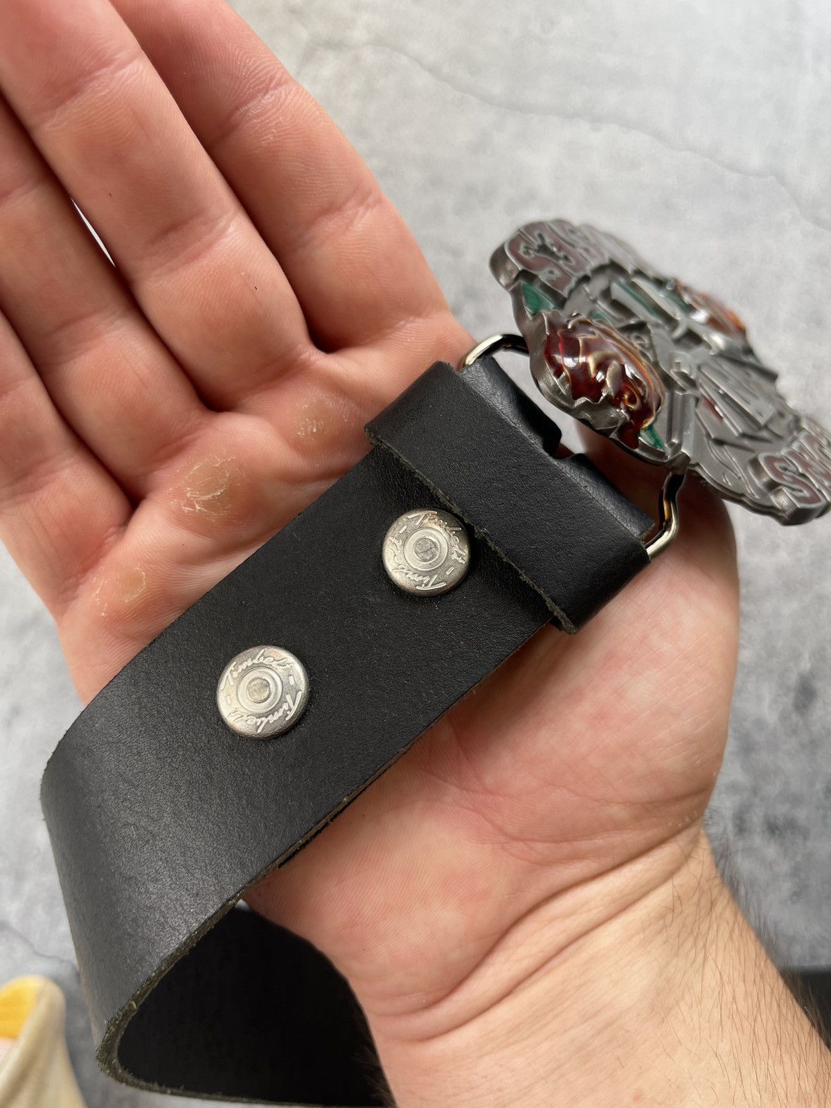 Japanese Brand Gans N’ Roses Belt Y2K Leather Size ONE SIZE - 11 Thumbnail
