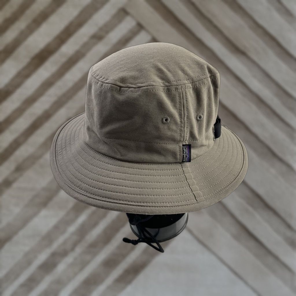 Patagonia Patagonia Bucket Hat Small Tan Men S Sun Beach Outdoor Logo Solid Wave Climb Camp Mountains Beach Surf Swim Hat Size ONE SIZE - 1 Thumbnail