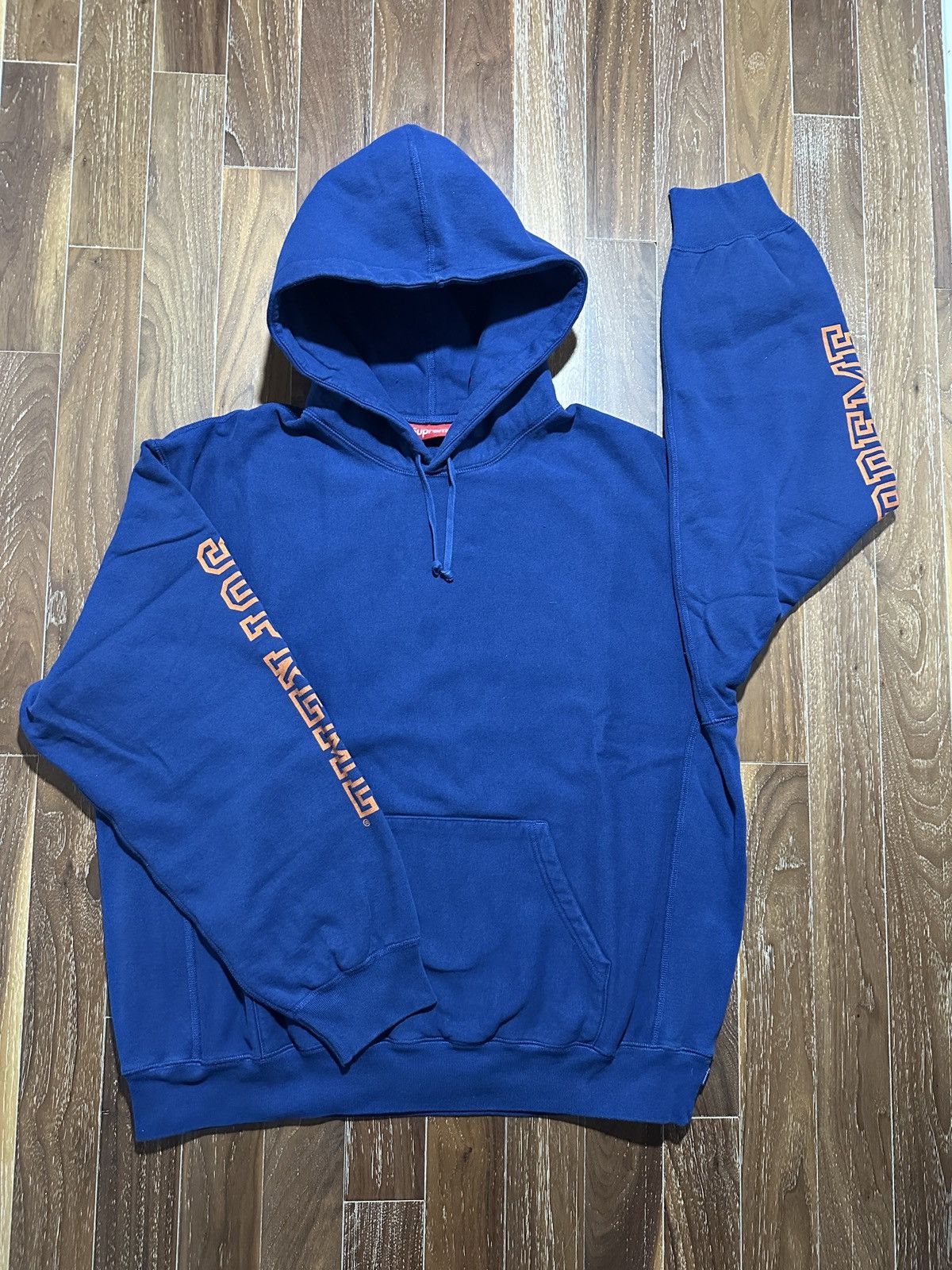 Supreme Supreme Stacked Varsity Hoodie L Size US L / EU 52-54 / 3 - 1 Thumbnail