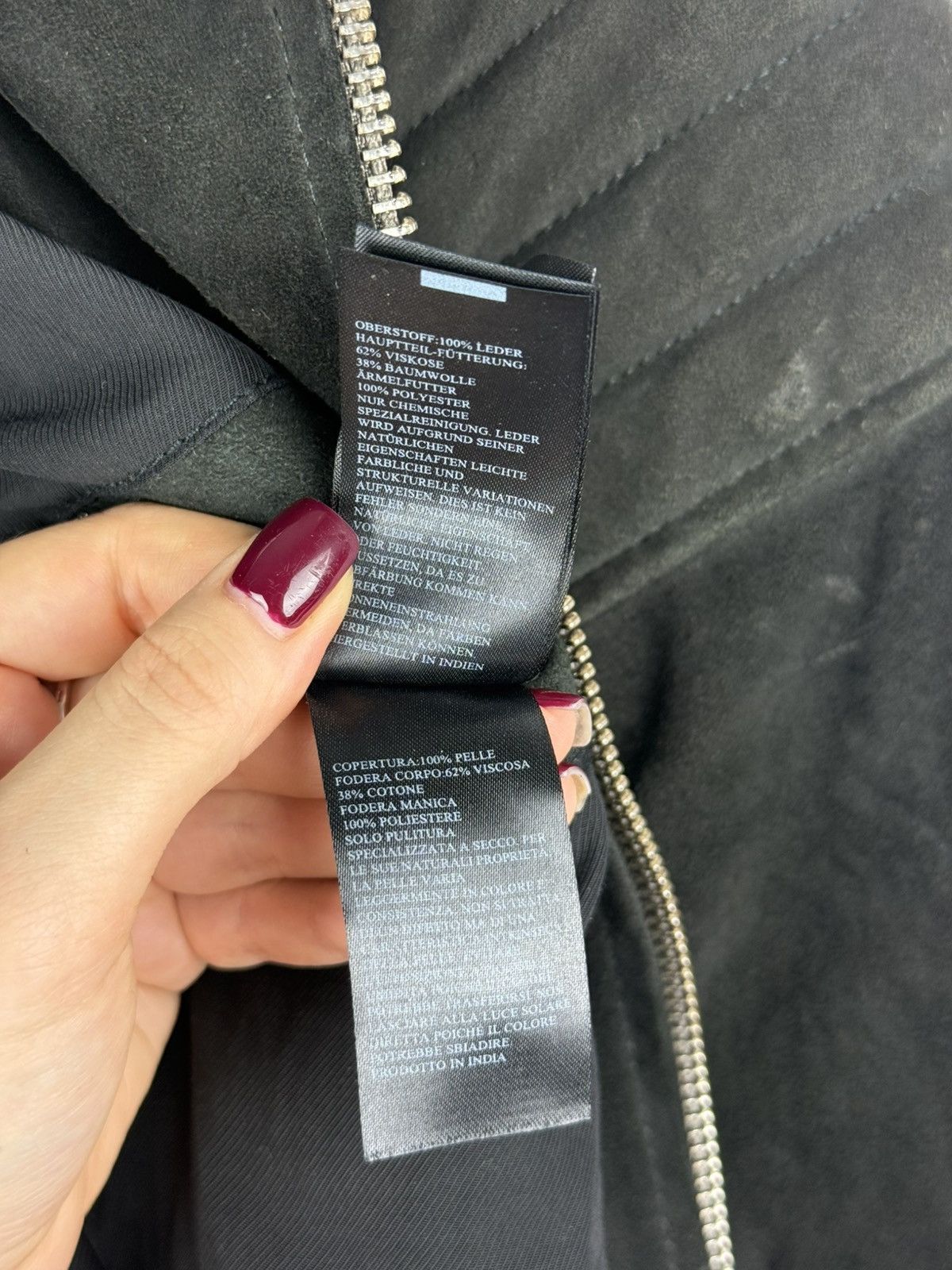 Allsaints Allsaints Imagara Suede Biker Men’s Leather Jacket Size XS Size US XS / EU 42 / 0 - 23 Thumbnail