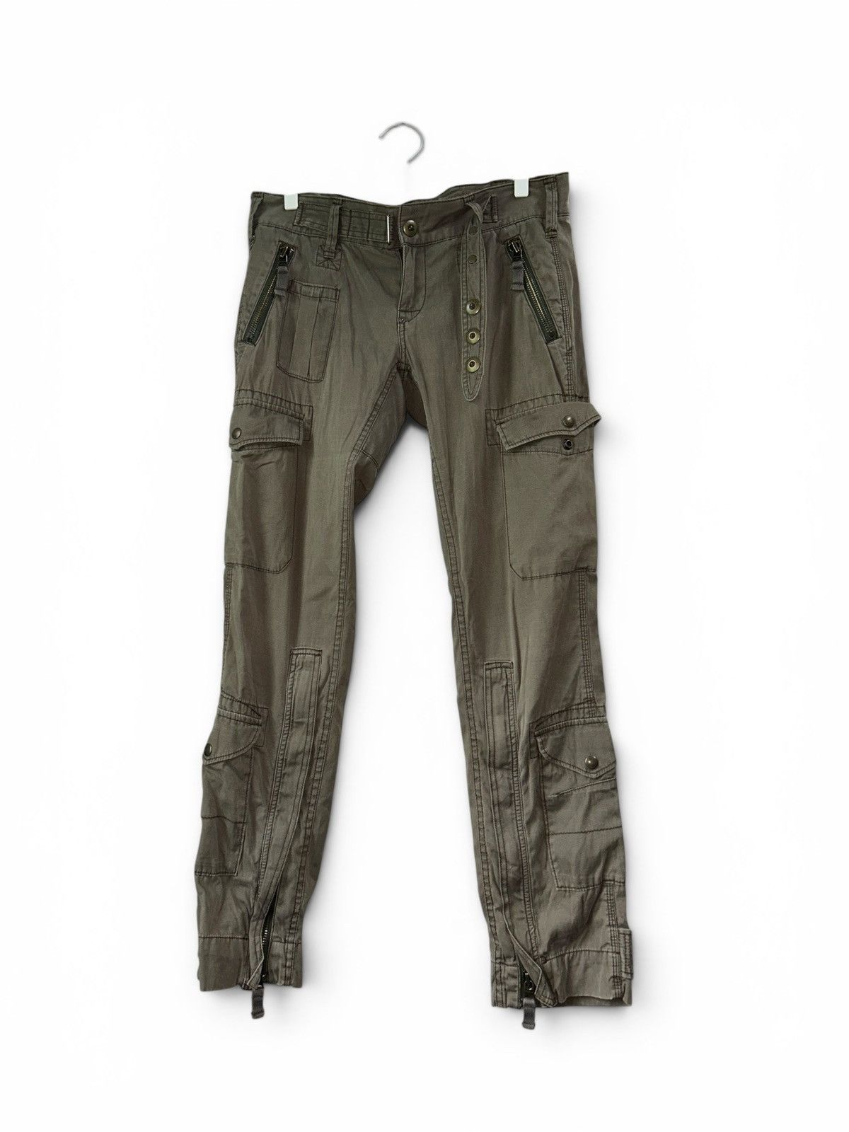 Ralph Lauren Archive Multipocket Military Flight Gorpcore Cargo Pants Size US 33 - 2 Thumbnail